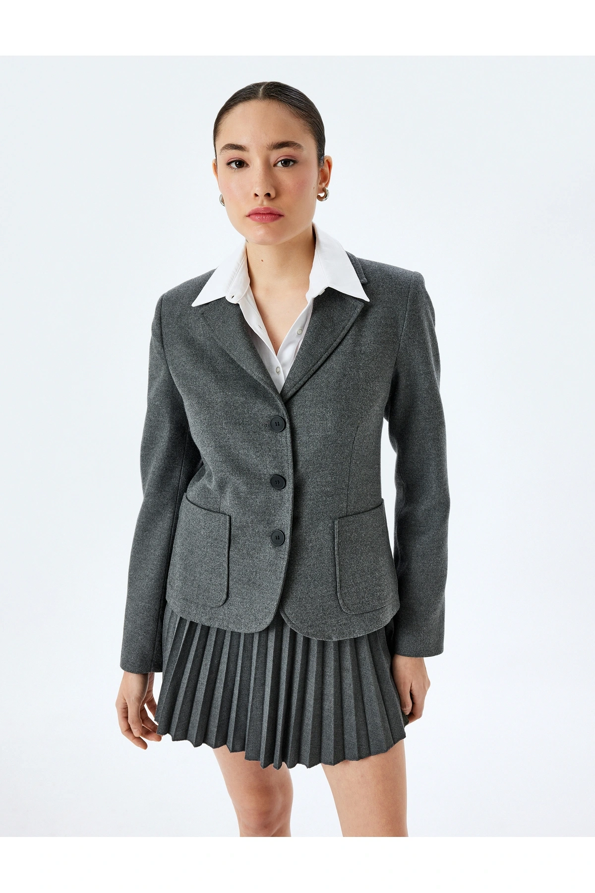 Pileli Basic Mini Etek