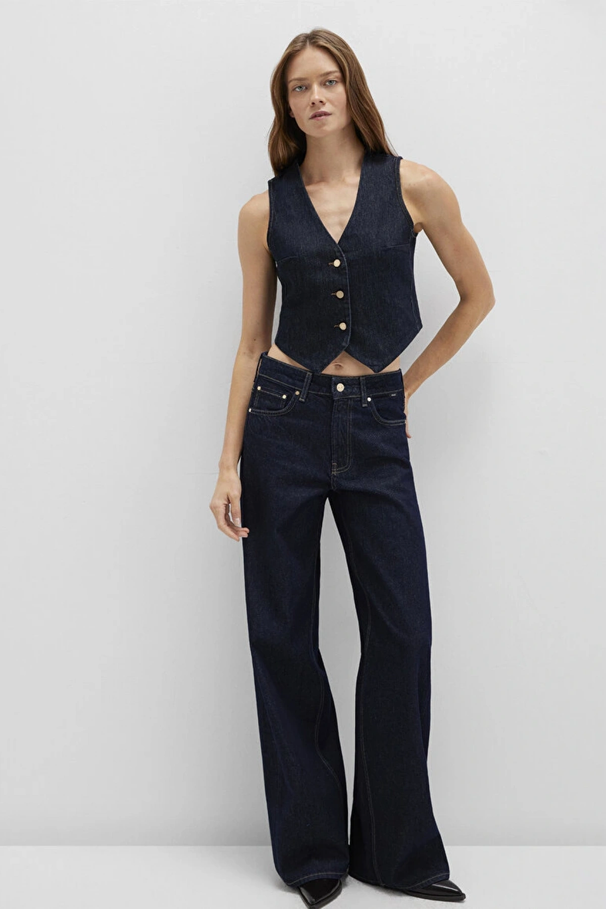 Polina Gold Premium Rinse Jean Yelek