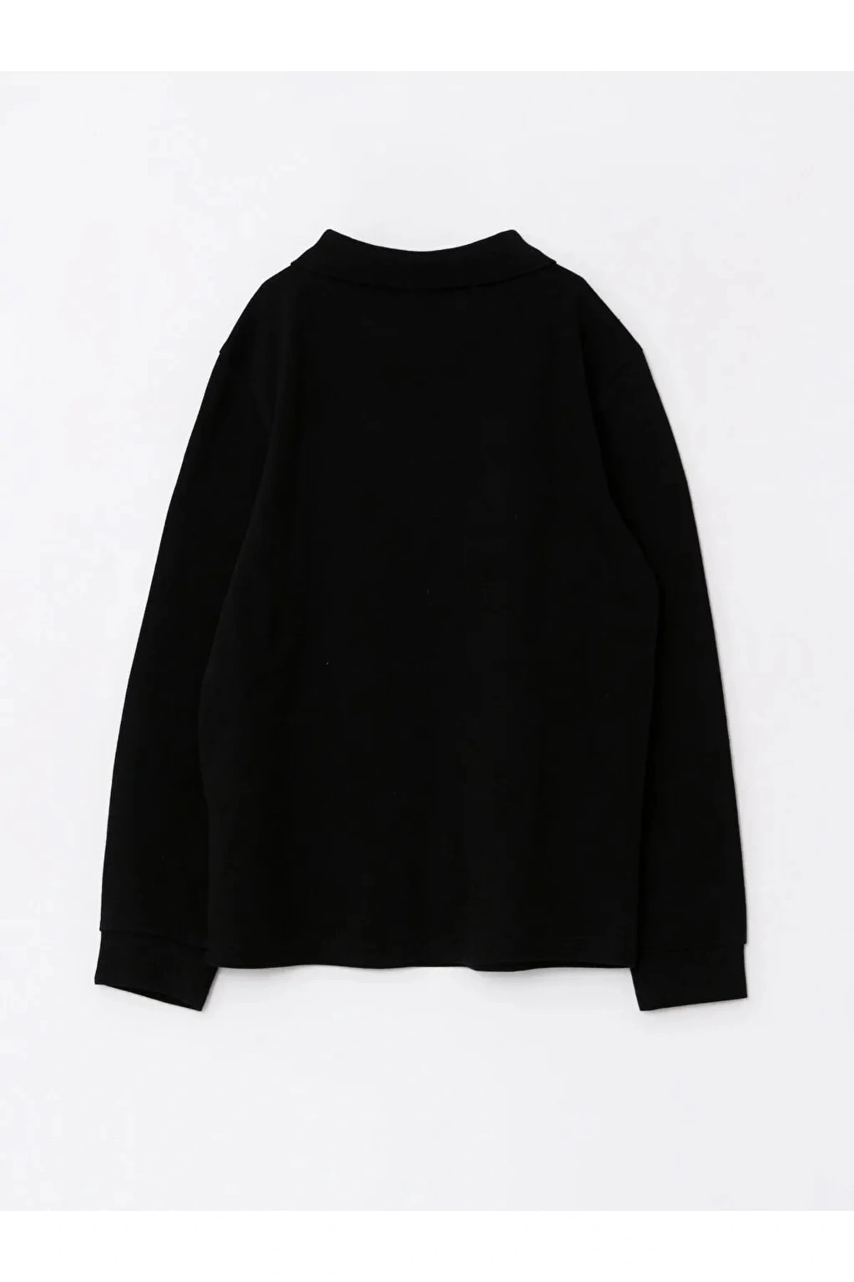 Polo Yaka Basic Uzun Kollu Erkek Çocuk Tişört