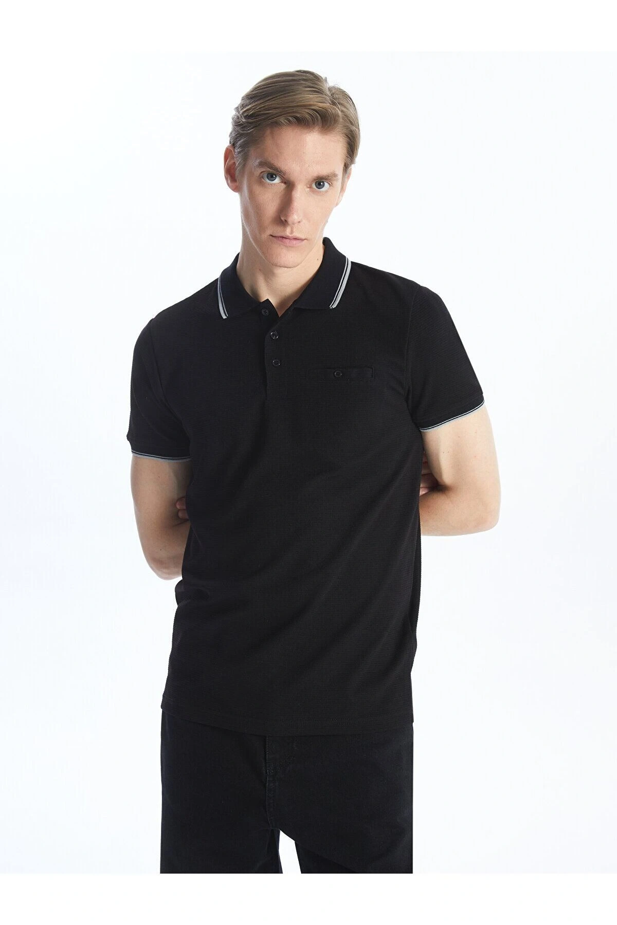 Polo Yaka Kısa Kollu Erkek Tişört