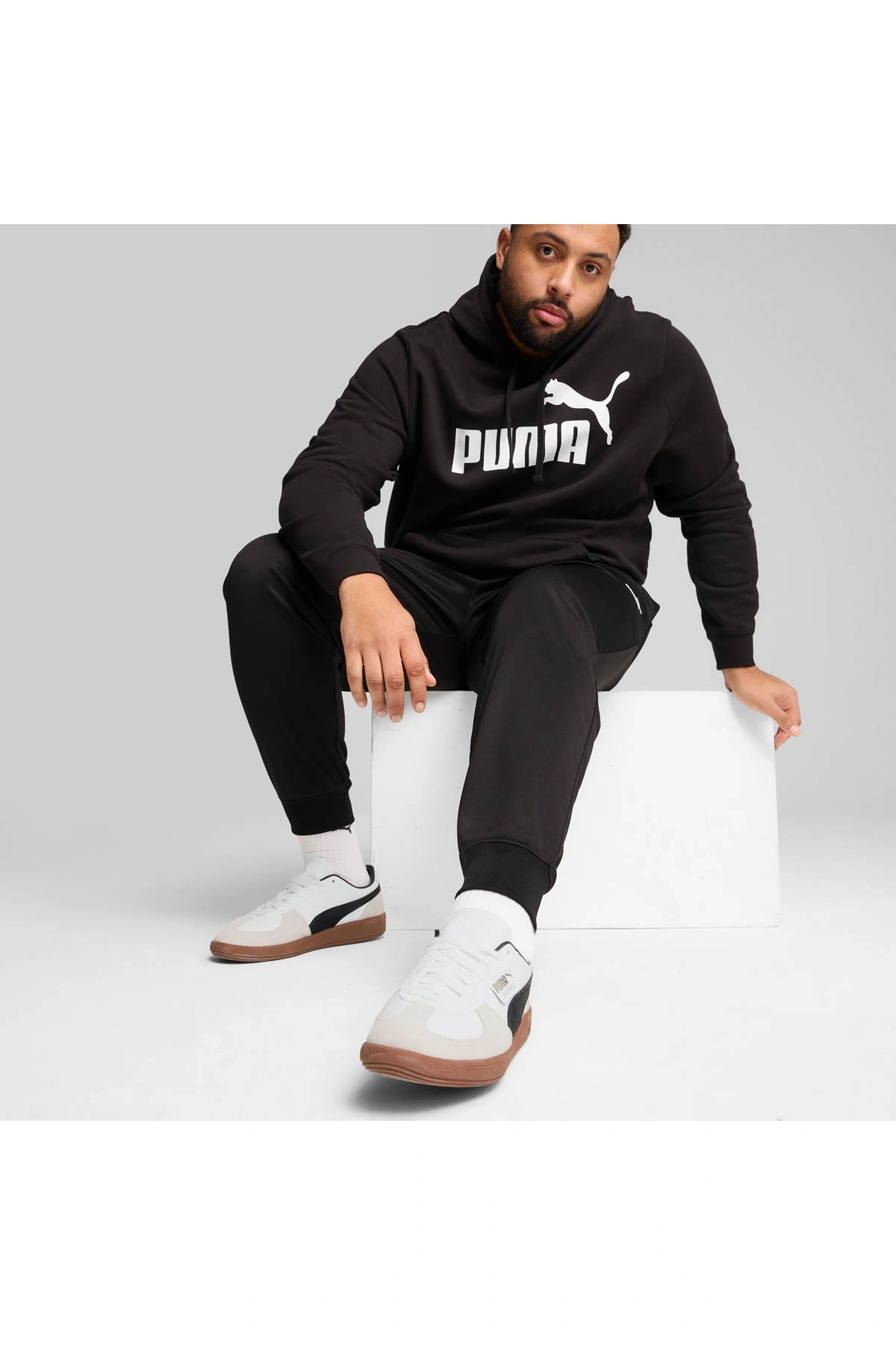 Puma Ess No. 1 Logo Poly Siyah Erkek Eşofman Altı