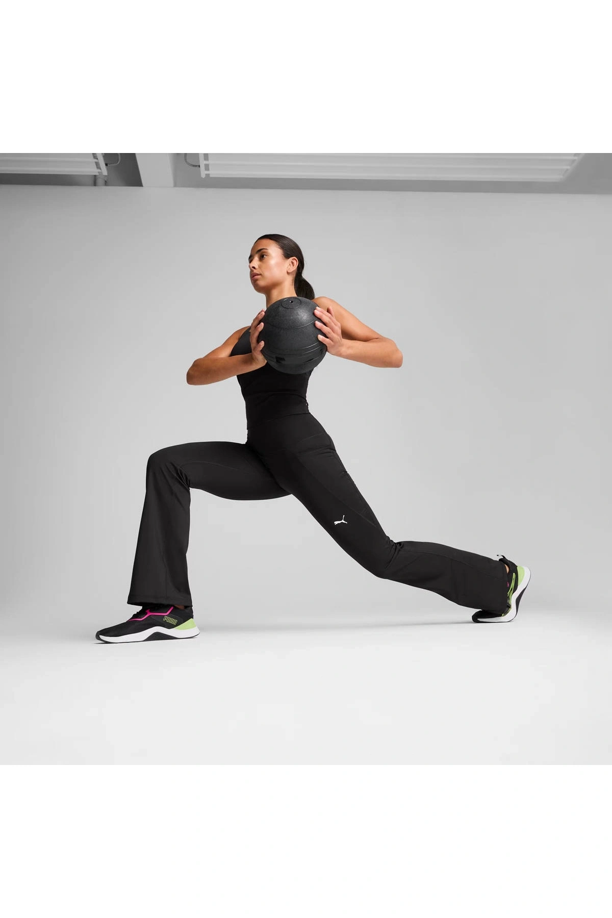 Puma W Tad Essntl Hw Bootcut Siyah Kadın Eşofman Altı
