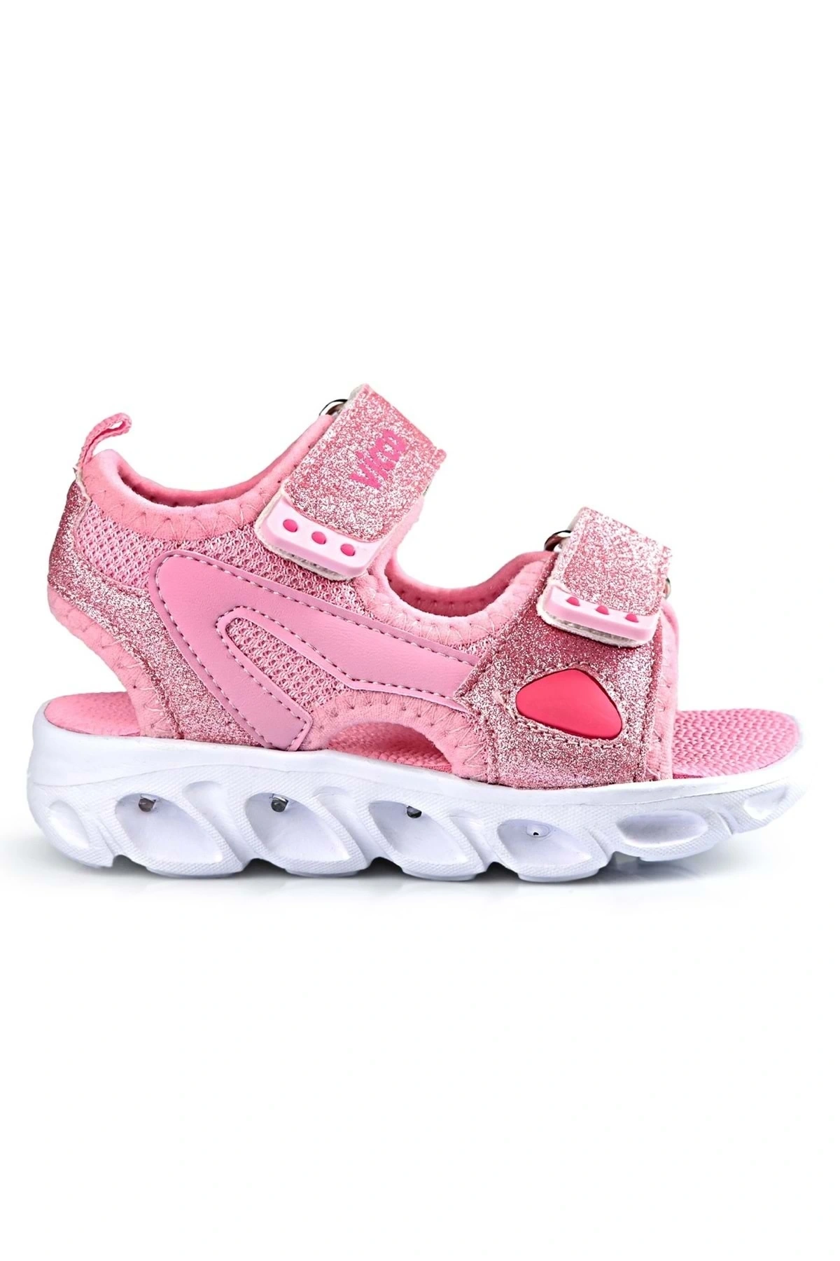 Roy Işıklı Ortopedik Çocuk Sandalet PEMBE