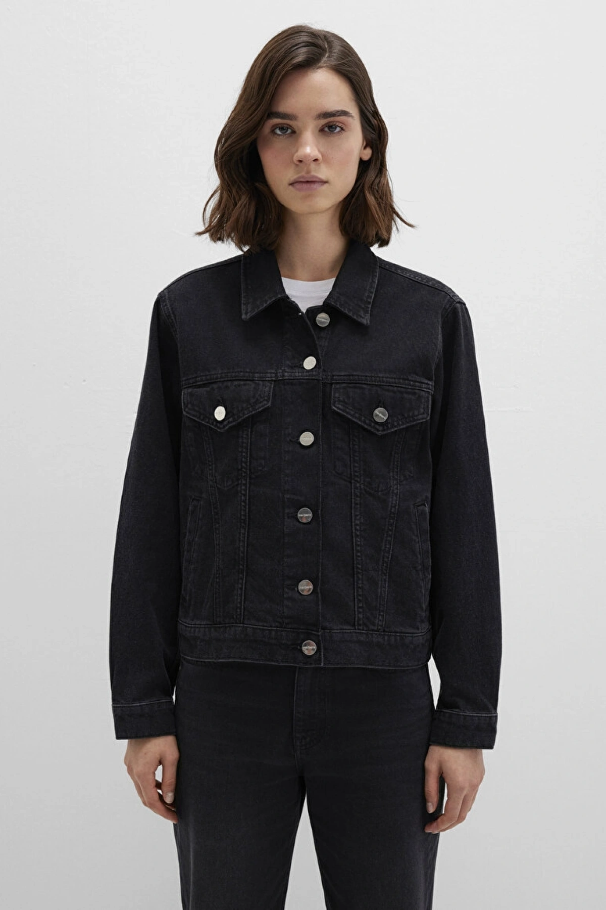 Ruby Iconic Koyu Gri Jean Ceket