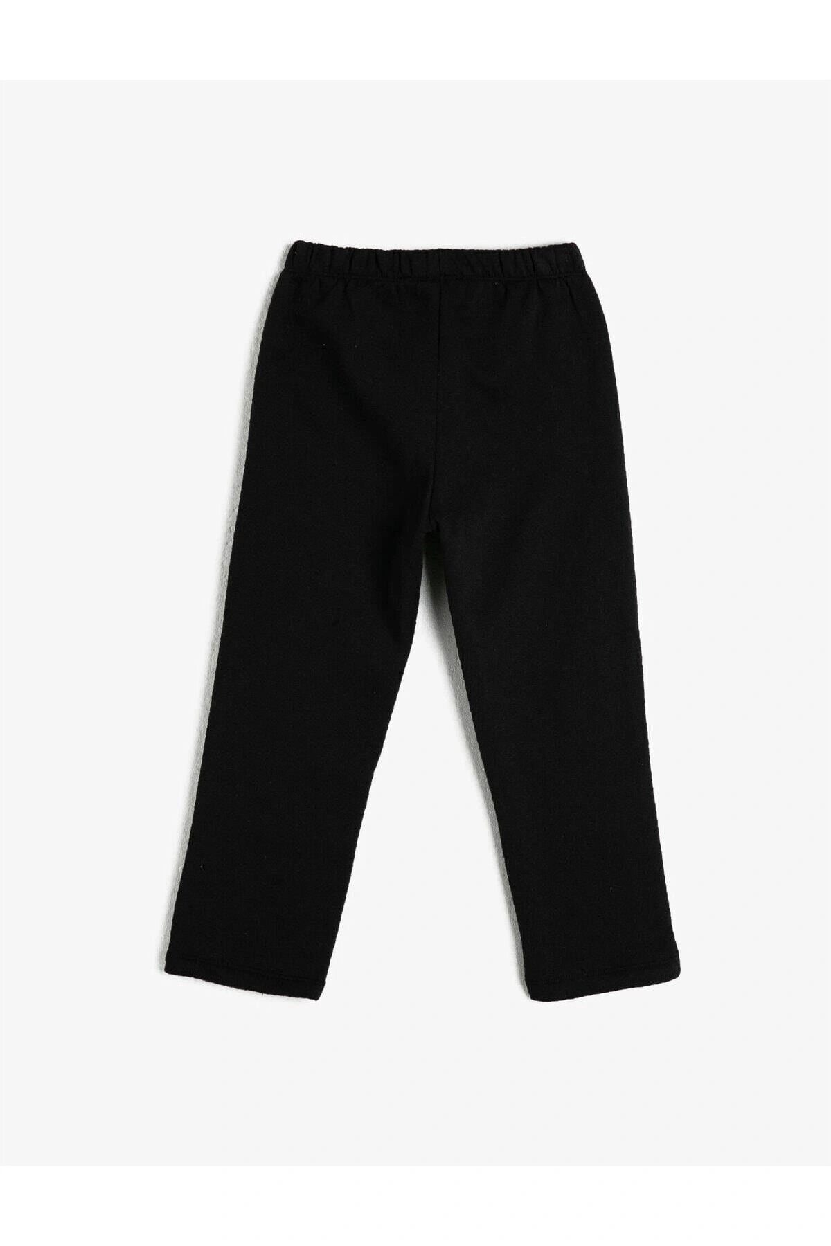 Siyah Erkek Çocuk Eşofman Altı