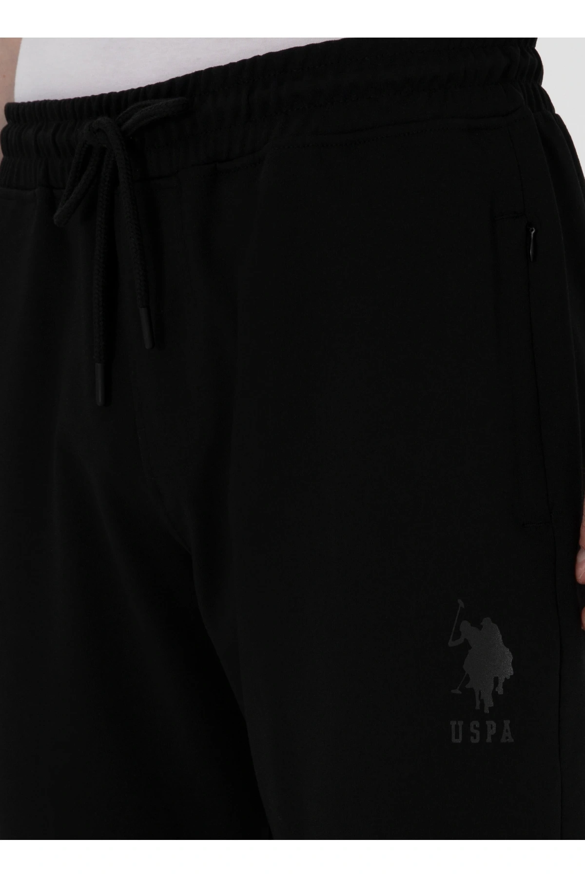 Siyah Erkek Regular Fit Sweat Şort TEROY