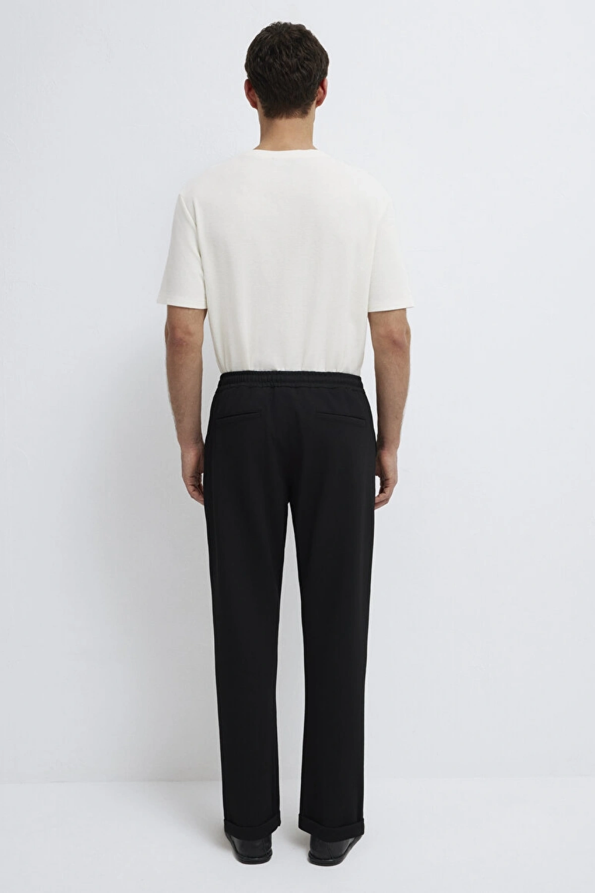 Siyah Örme Pantolon