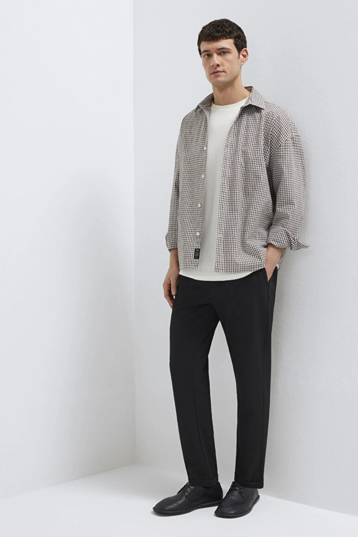 Siyah Örme Pantolon