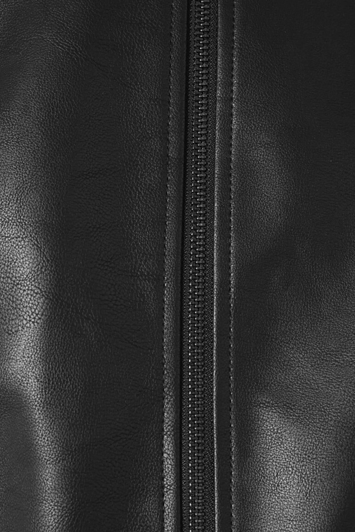 Siyah Suni Deri Ceket