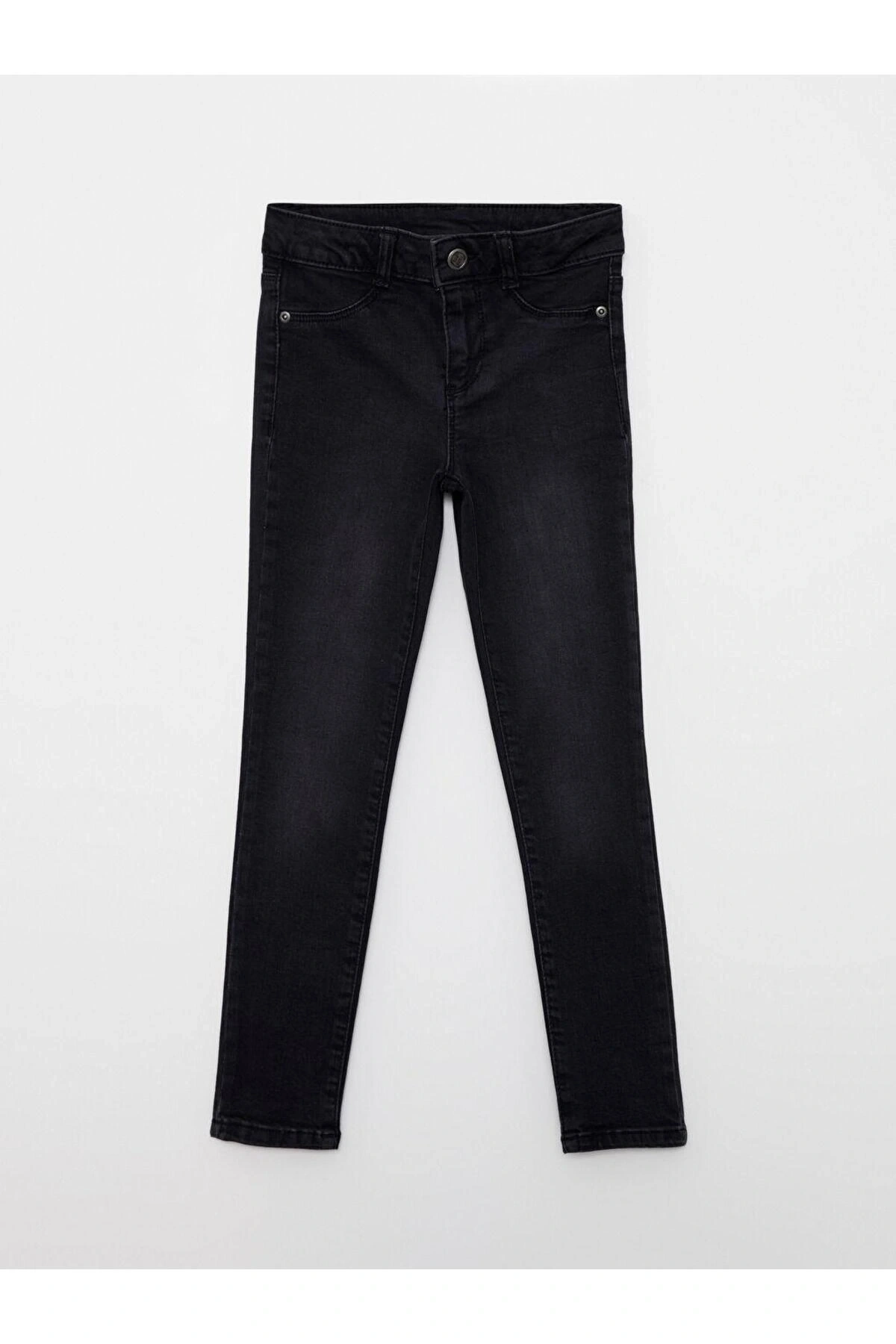 Slim Fit Kız Çocuk Jean Pantolon (W2)