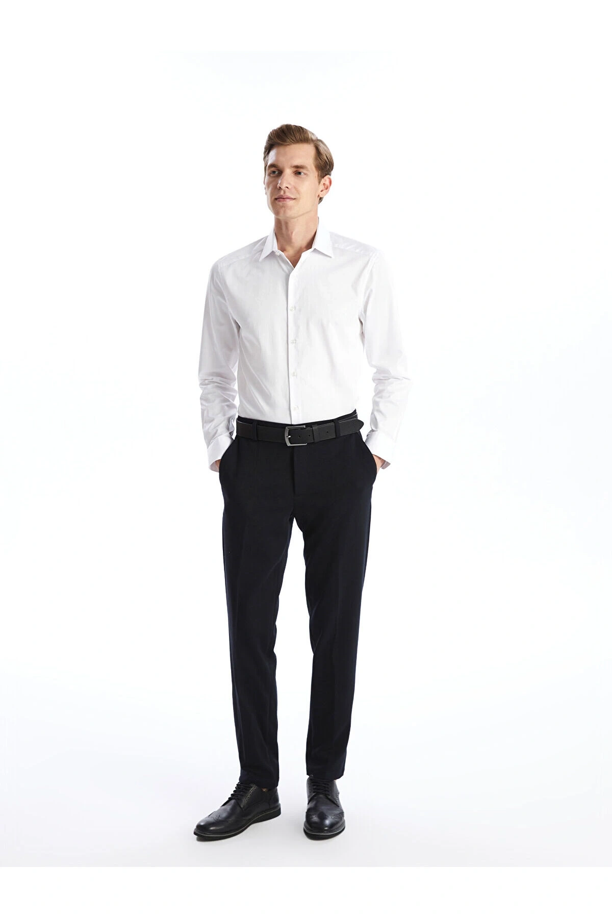 Slim Fit Uzun Kollu Erkek Gömlek