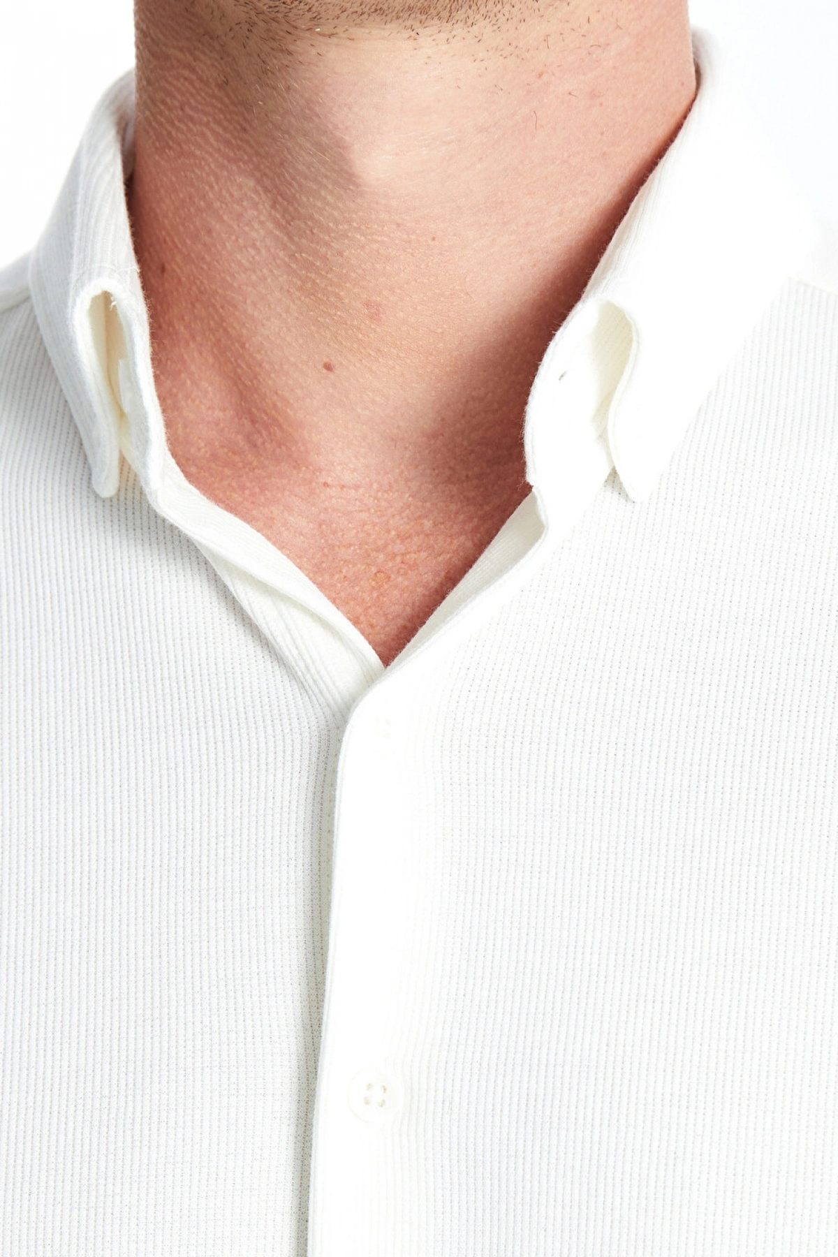SOUTHBLUE Beyaz Slim Fit Uzun Kollu Erkek Gömlek