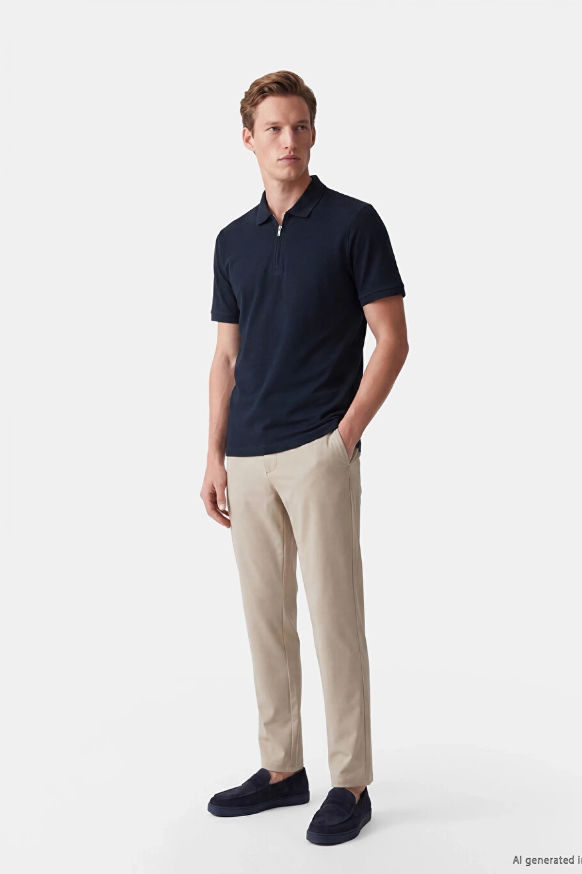 SOUTHBLUE Lacivert Polo Yaka Erkek Tişört