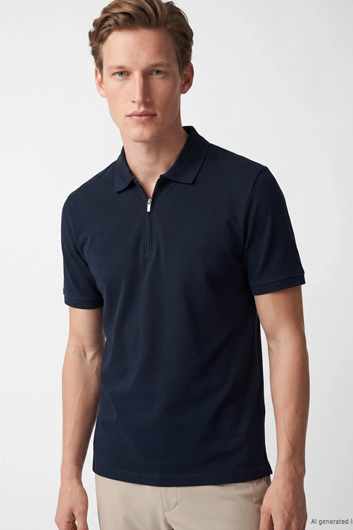 SOUTHBLUE Lacivert Polo Yaka Erkek Tişört