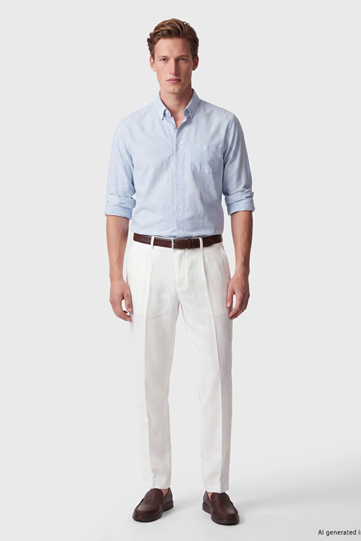 SOUTHBLUE Mavi Regular Fit Oxford Erkek Gömlek