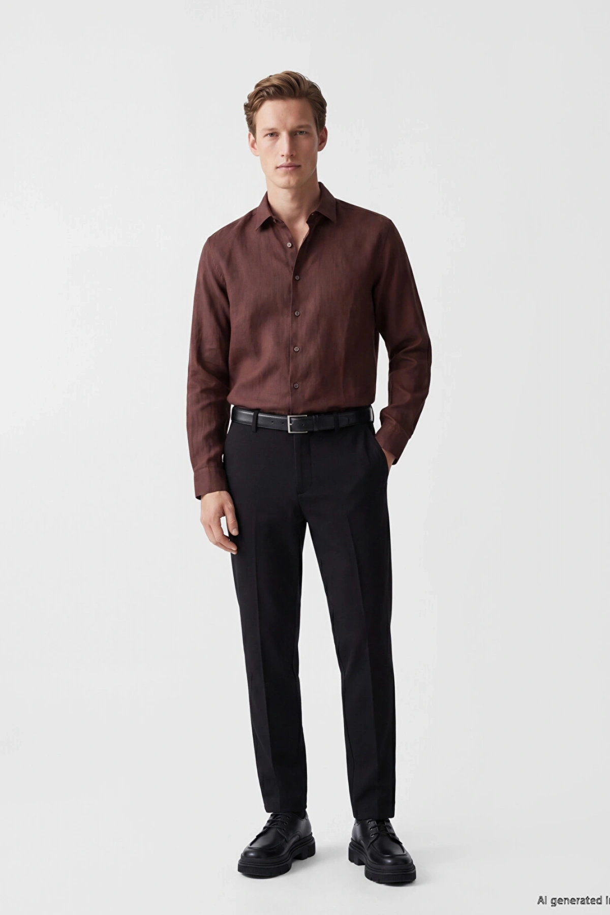 SOUTHBLUE Siyah Regular Fit Erkek Pantolon