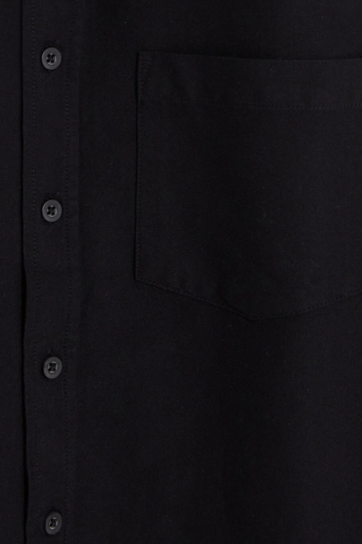 SOUTHBLUE Siyah Regular Fit Oxford Erkek Gömlek
