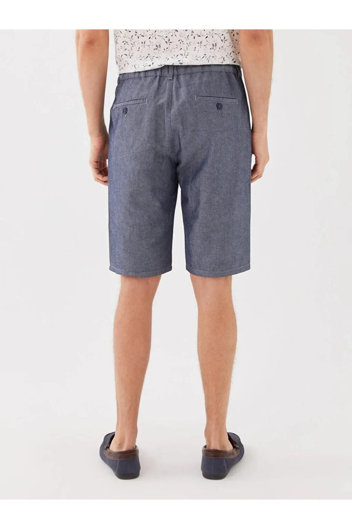 SOUTHBLUE Standart Kalıp Armürlü Erkek Bermuda Şort
