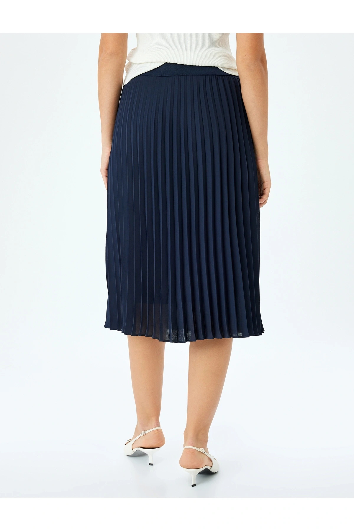 Standart Bel Midi Boy Piliseli Etek