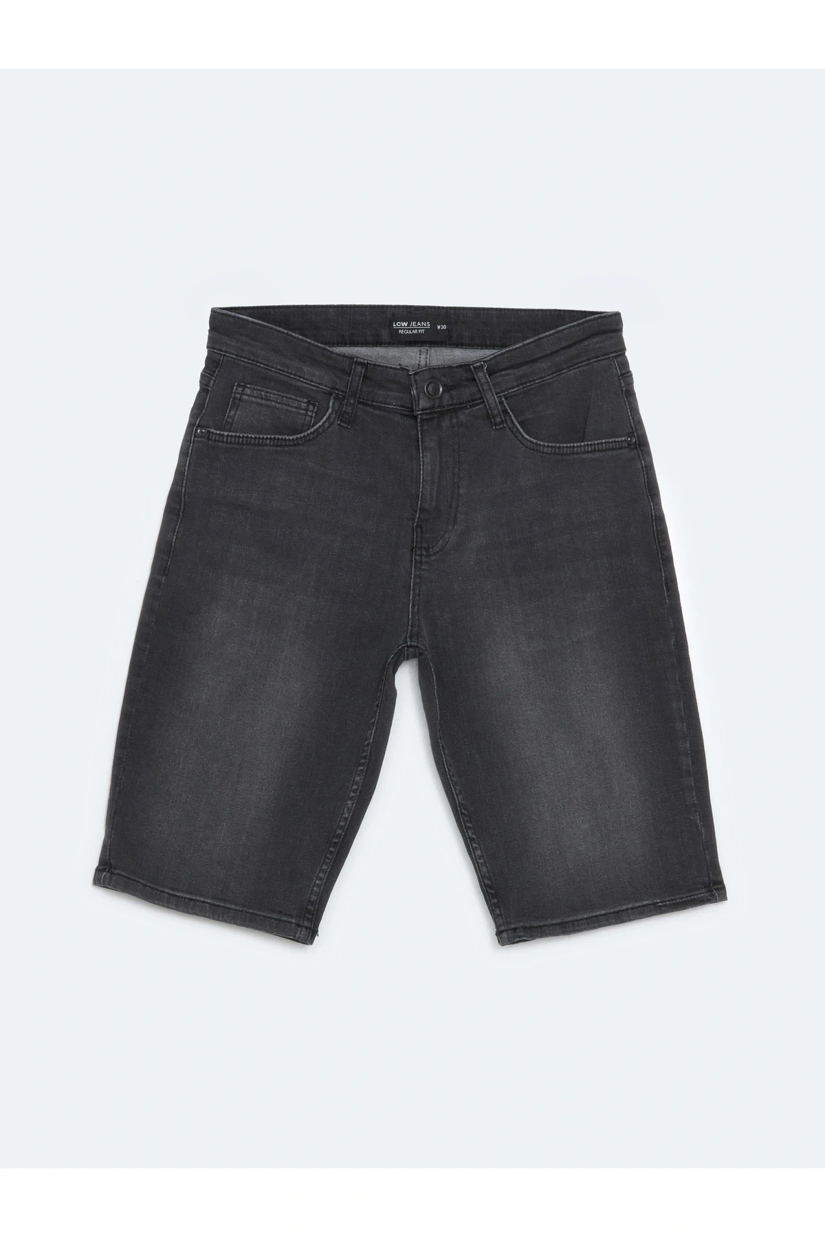 Standart Kalıp Erkek Jean Şort