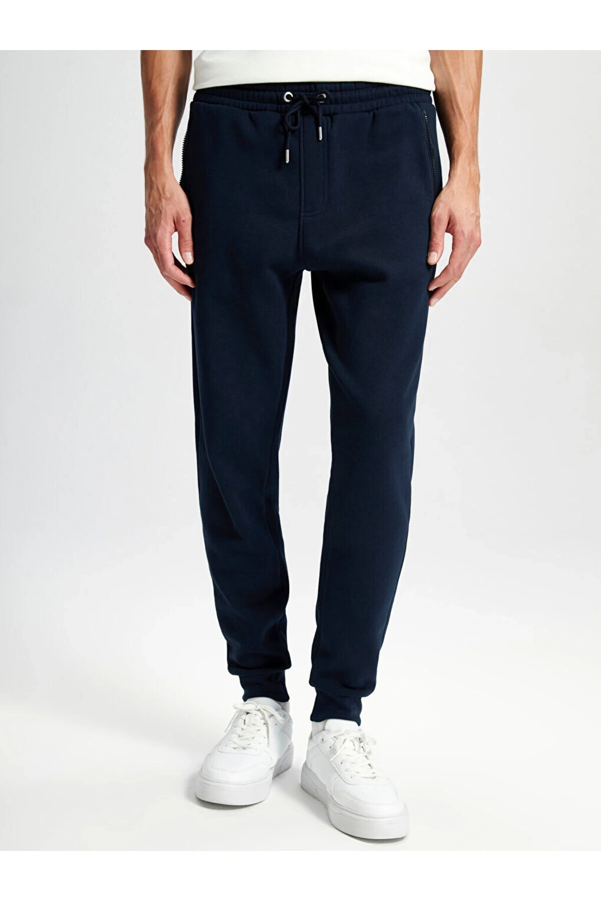 Standart Kalip Erkek Kalin Jogger Esofman Alti - W40847Z8