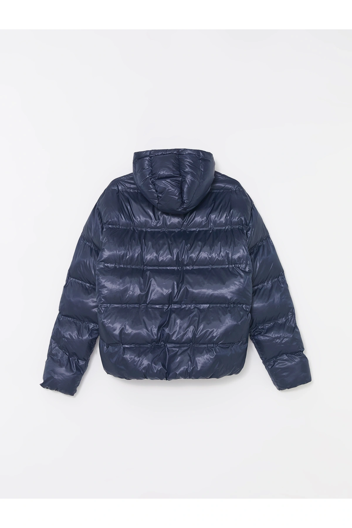 Standart Kalıp Kapüşonlu Erkek Şişme Mont