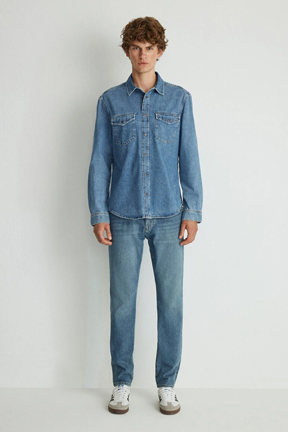 Ted Indigo Mavisi Jean Gömlek