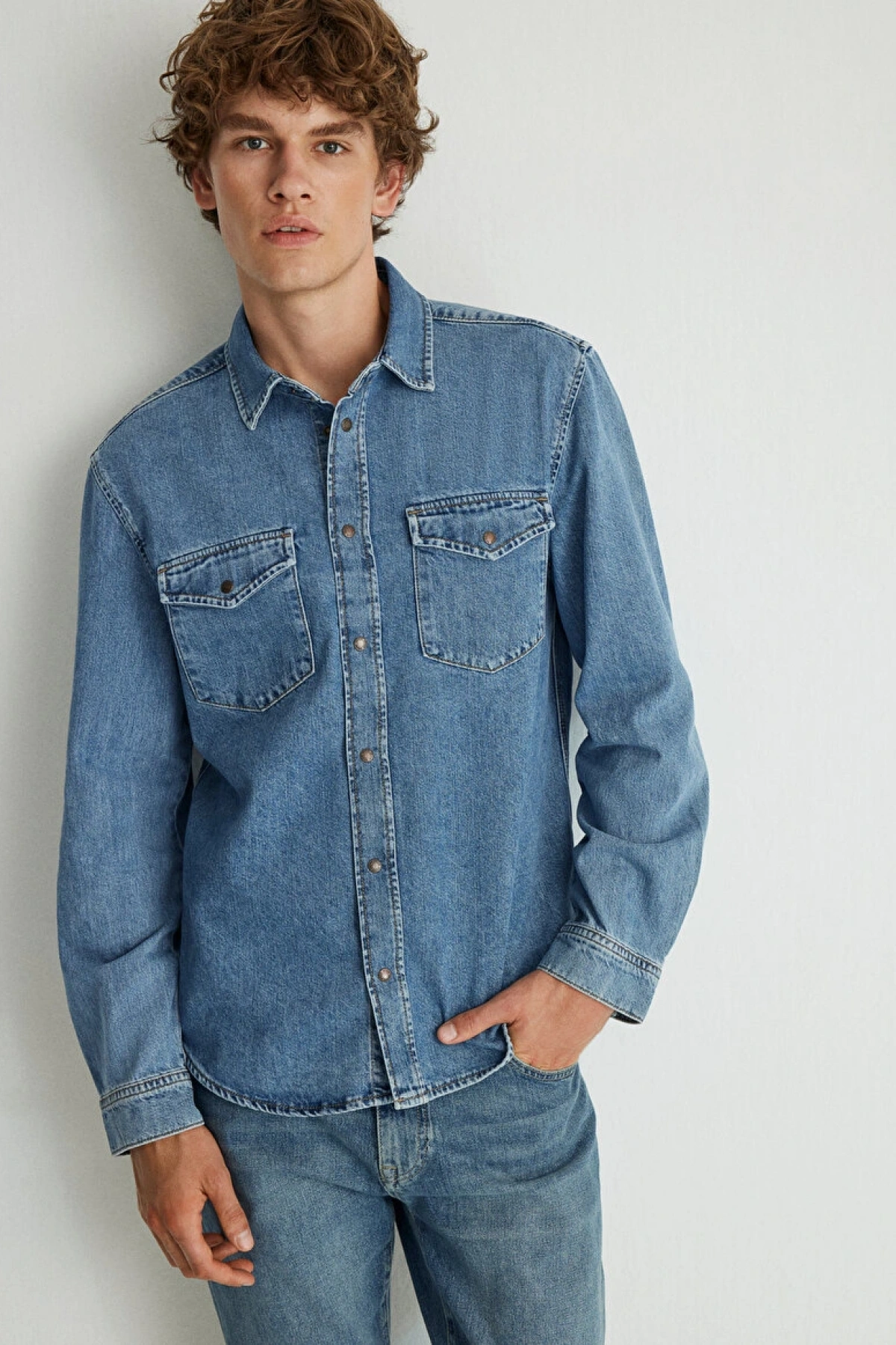 Ted Indigo Mavisi Jean Gömlek