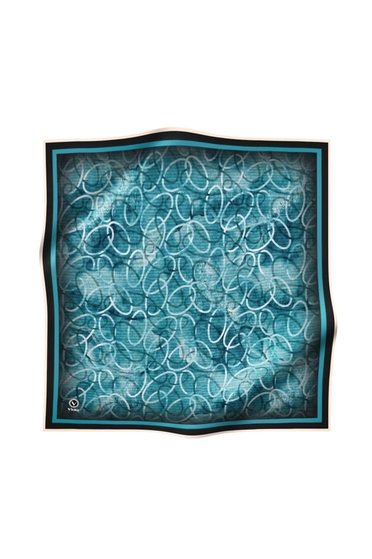 Twill Eşarp - Petrol Mavisi