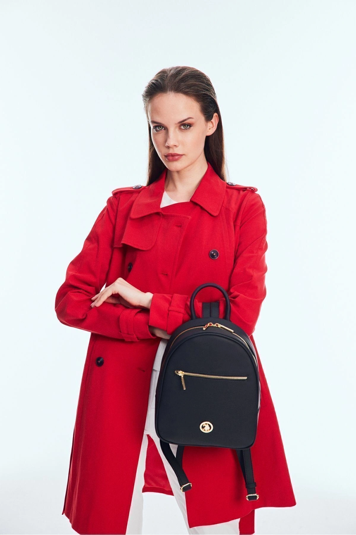 U.S. Polo Assn. Sıyah Kadın Sırt Çantası