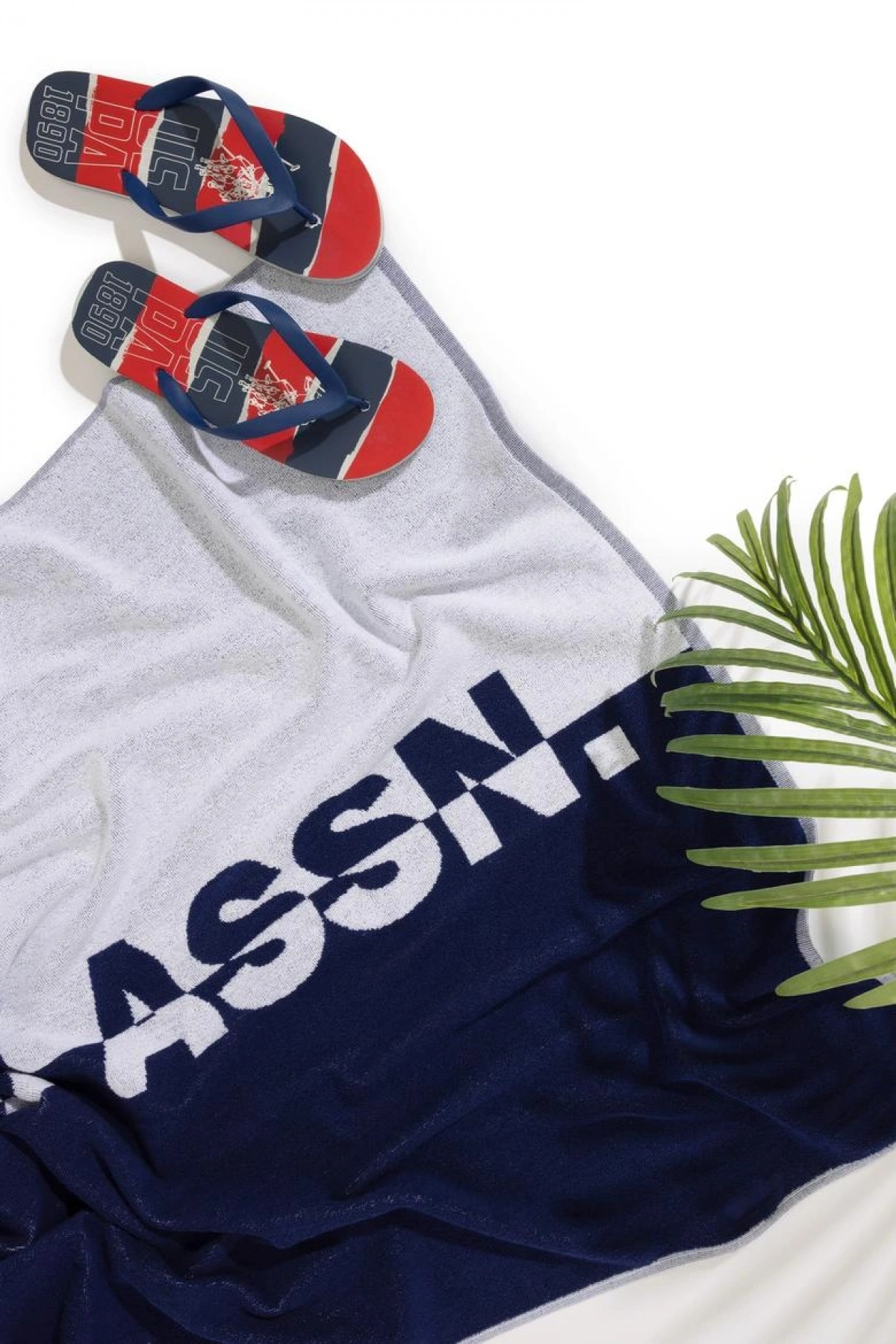 u.s.polo Erkek Lacivert Plaj Havlusu