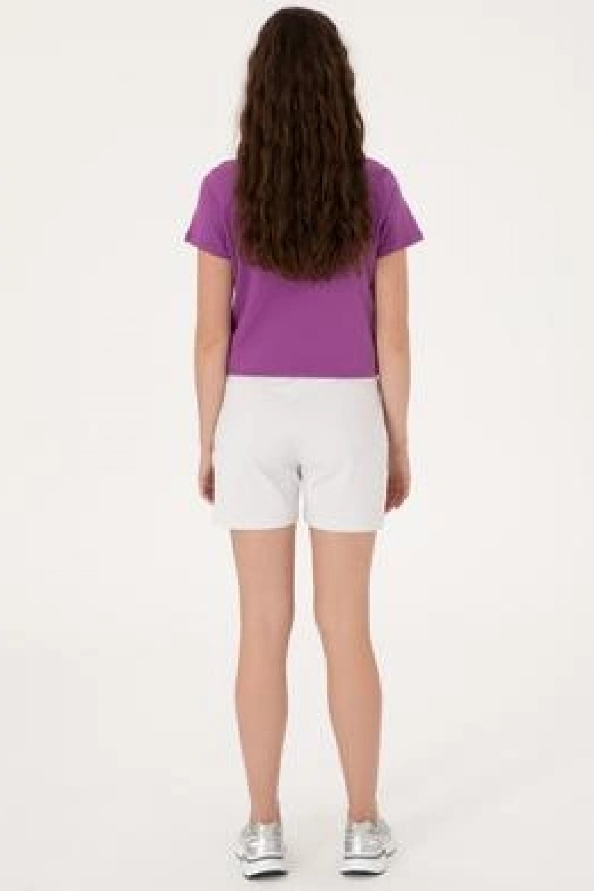 U.S.POLO Kadın Açık Gri Örme Şort