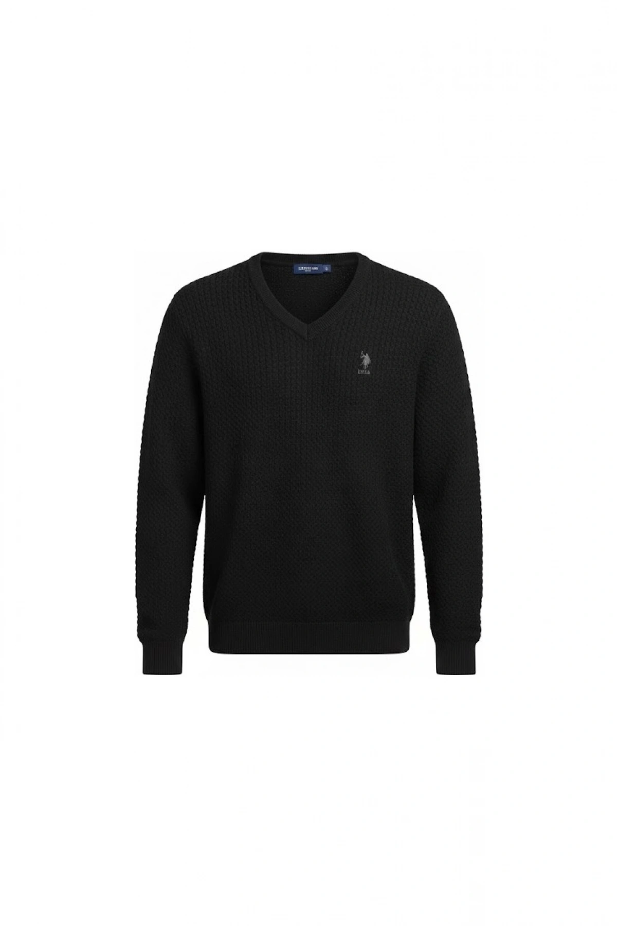 U.S. Polo Assn. GROV-GLBSK25 U.s Polo Assn. Erkek Kazak Siyah