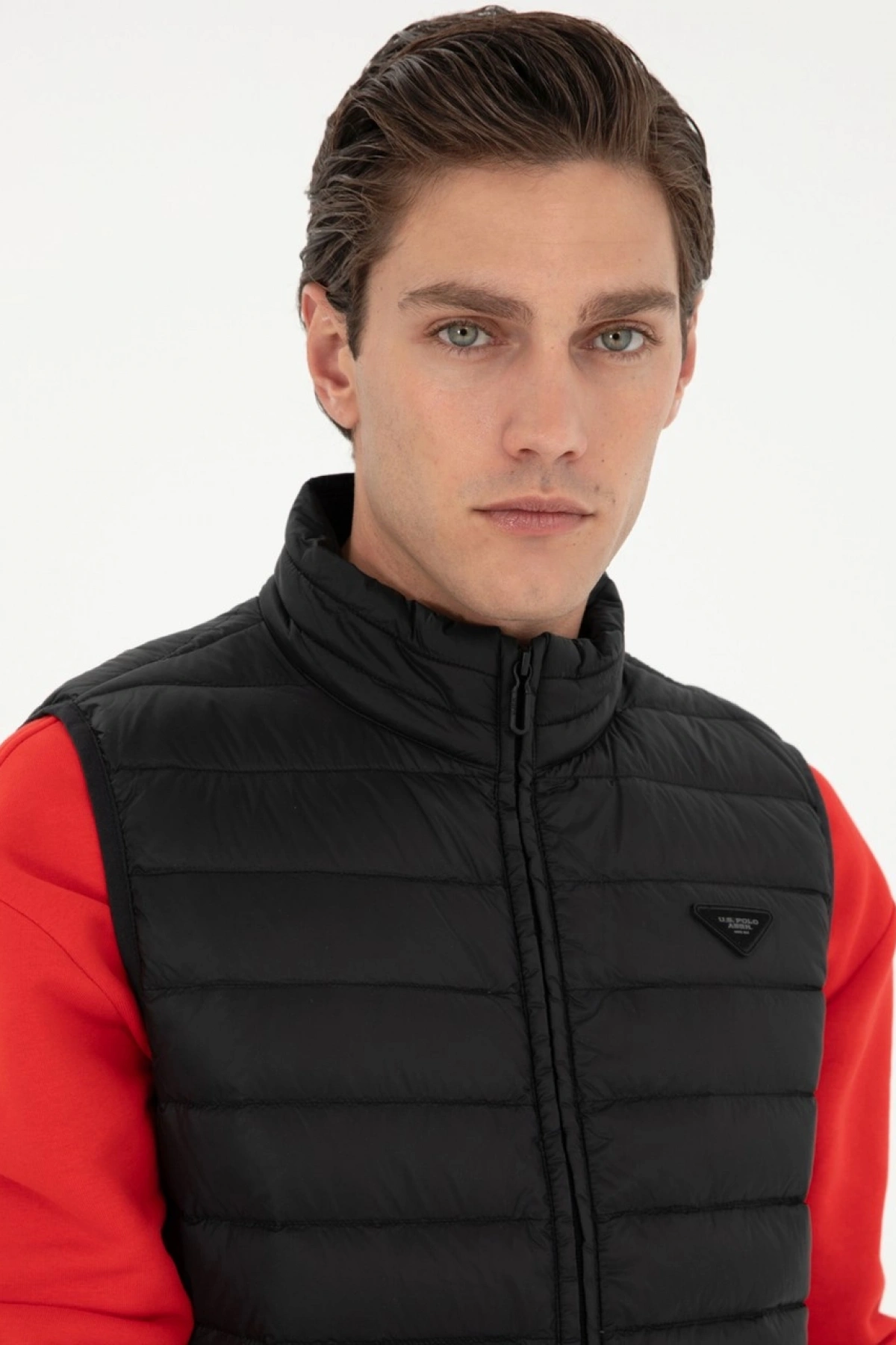U.S. Polo Assn. Siyah Erkek Yelek