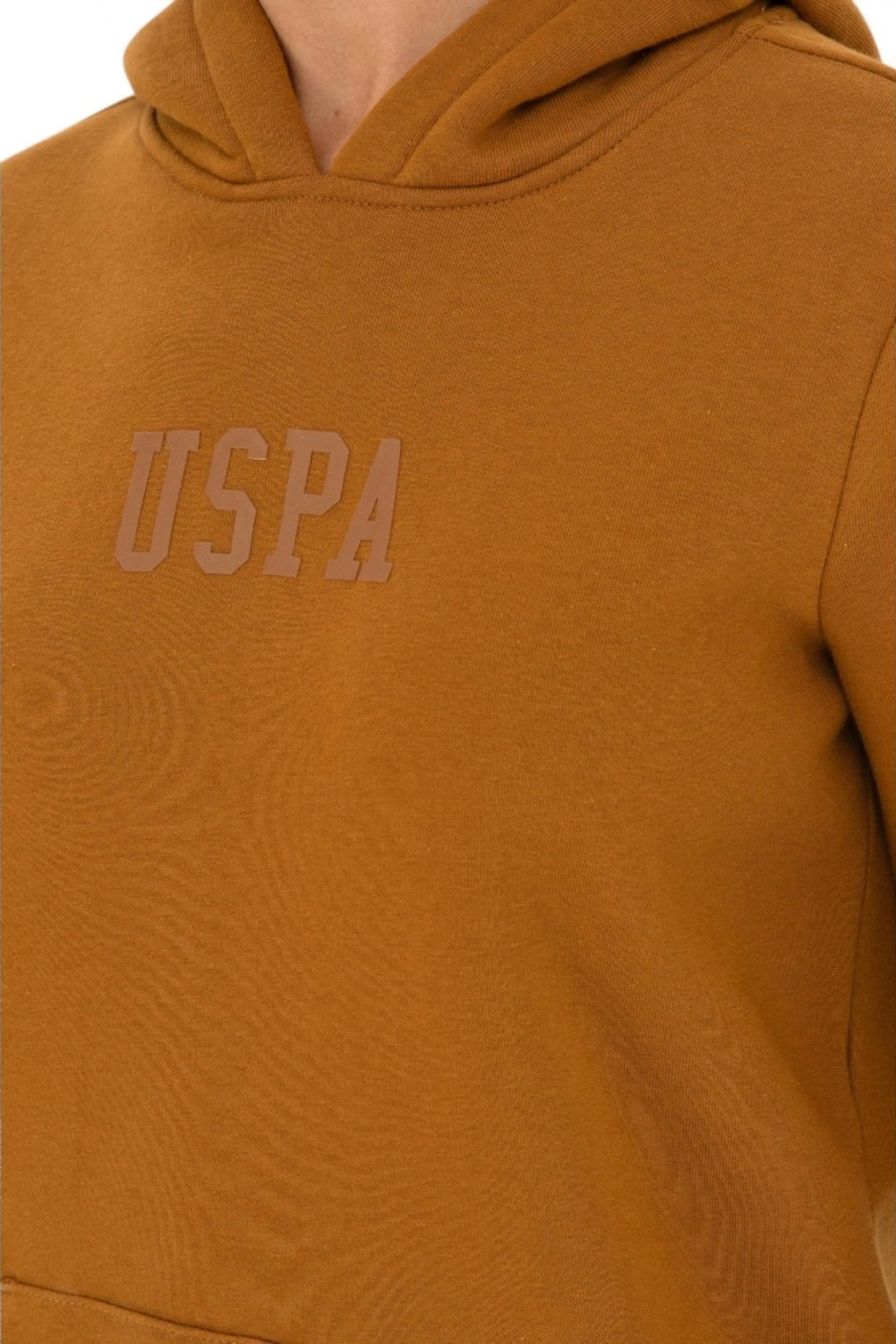 U.S. Polo Assn. Kapüşon Yaka Antrasit Melanj Kadın Sweatshırt GIZMO-SK023