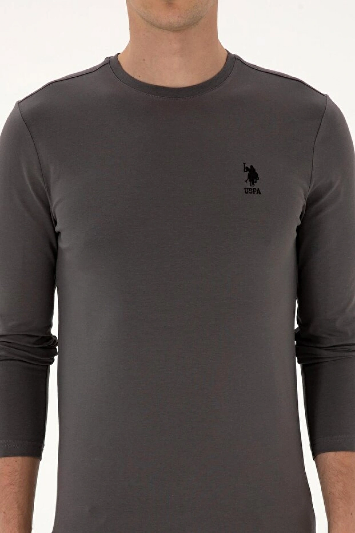 U.S. Polo Assn. Erkek Uzun Kollu Basic Sweatshirt Rahat Günlük Stil Kombin Uyumlu