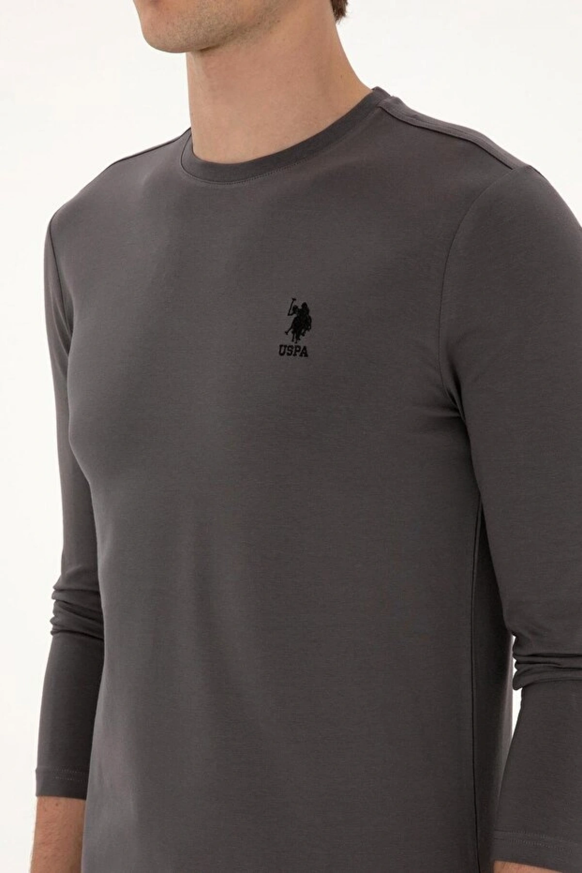 U.S. Polo Assn. Erkek Uzun Kollu Basic Sweatshirt Rahat Günlük Stil Kombin Uyumlu