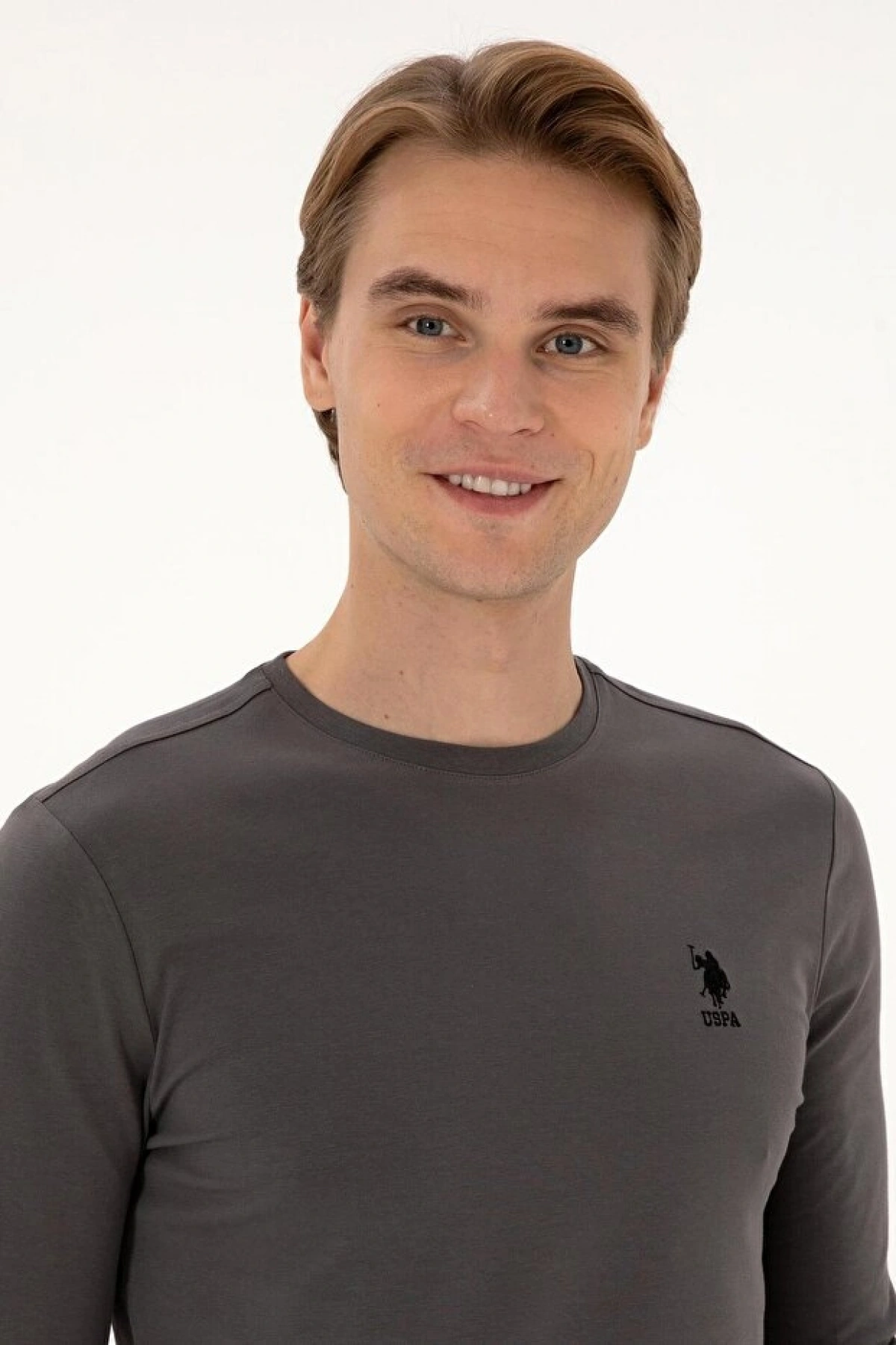 U.S. Polo Assn. Erkek Uzun Kollu Basic Sweatshirt Rahat Günlük Stil Kombin Uyumlu