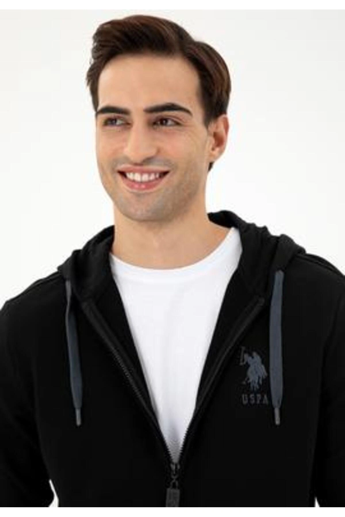 U.S. Polo Assn. Garmans Siyah Erkek Sweatshirt
