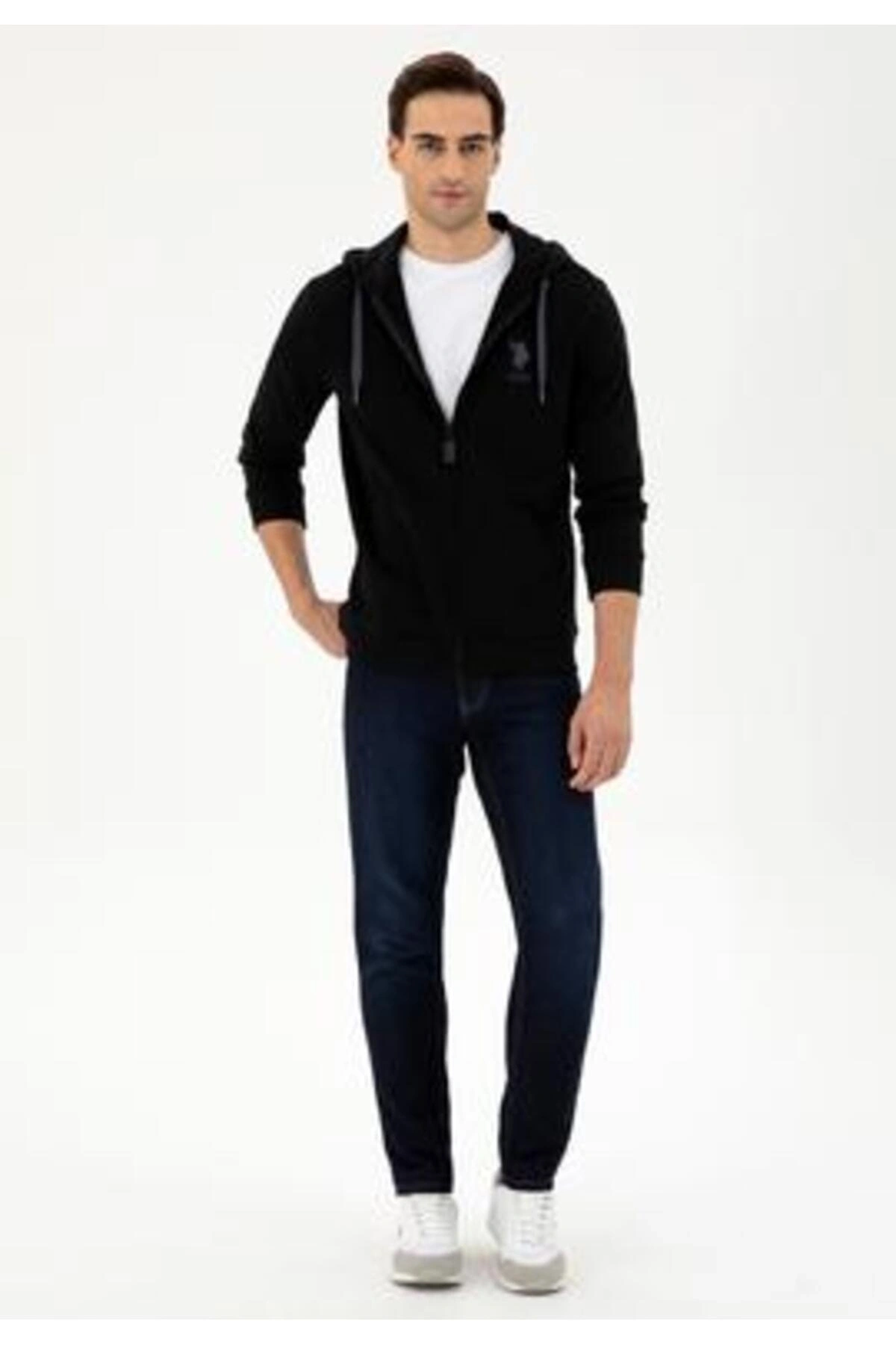 U.S. Polo Assn. Garmans Siyah Erkek Sweatshirt