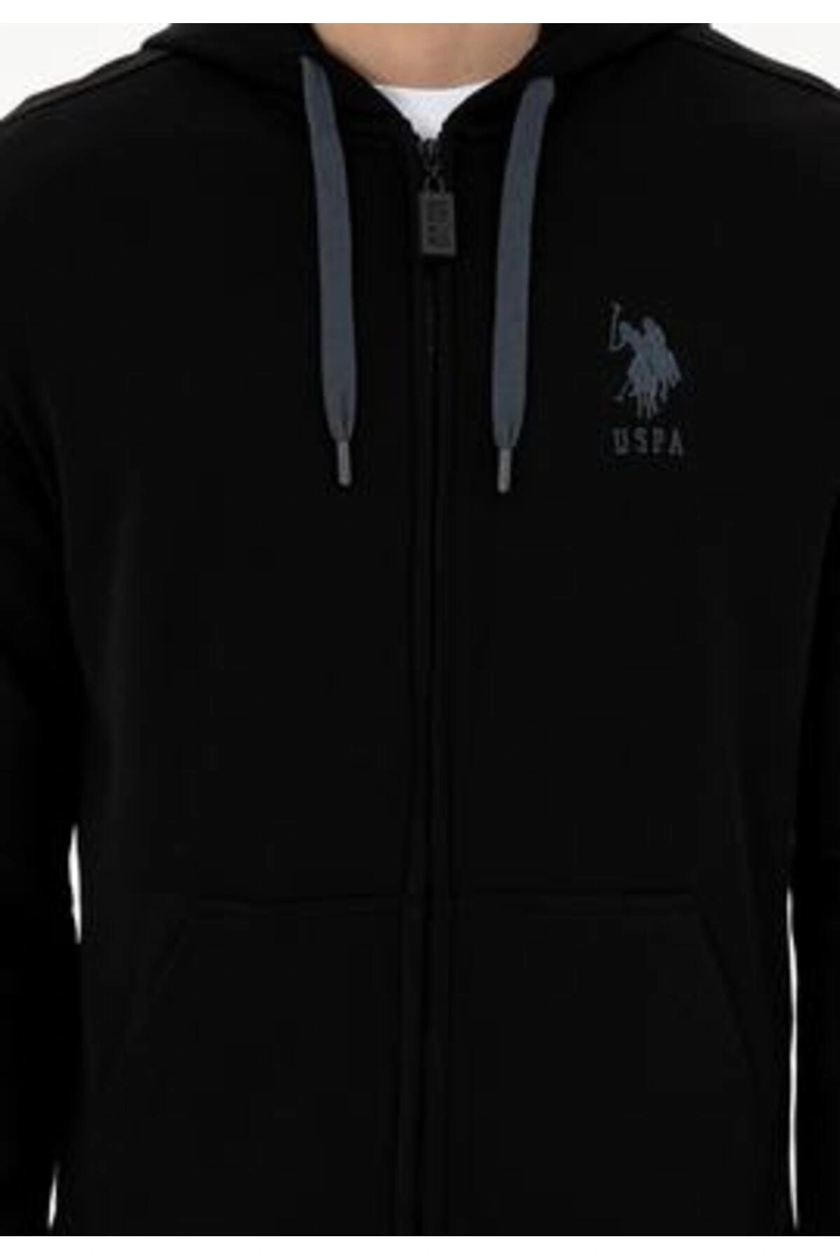 U.S. Polo Assn. Garmans Siyah Erkek Sweatshirt