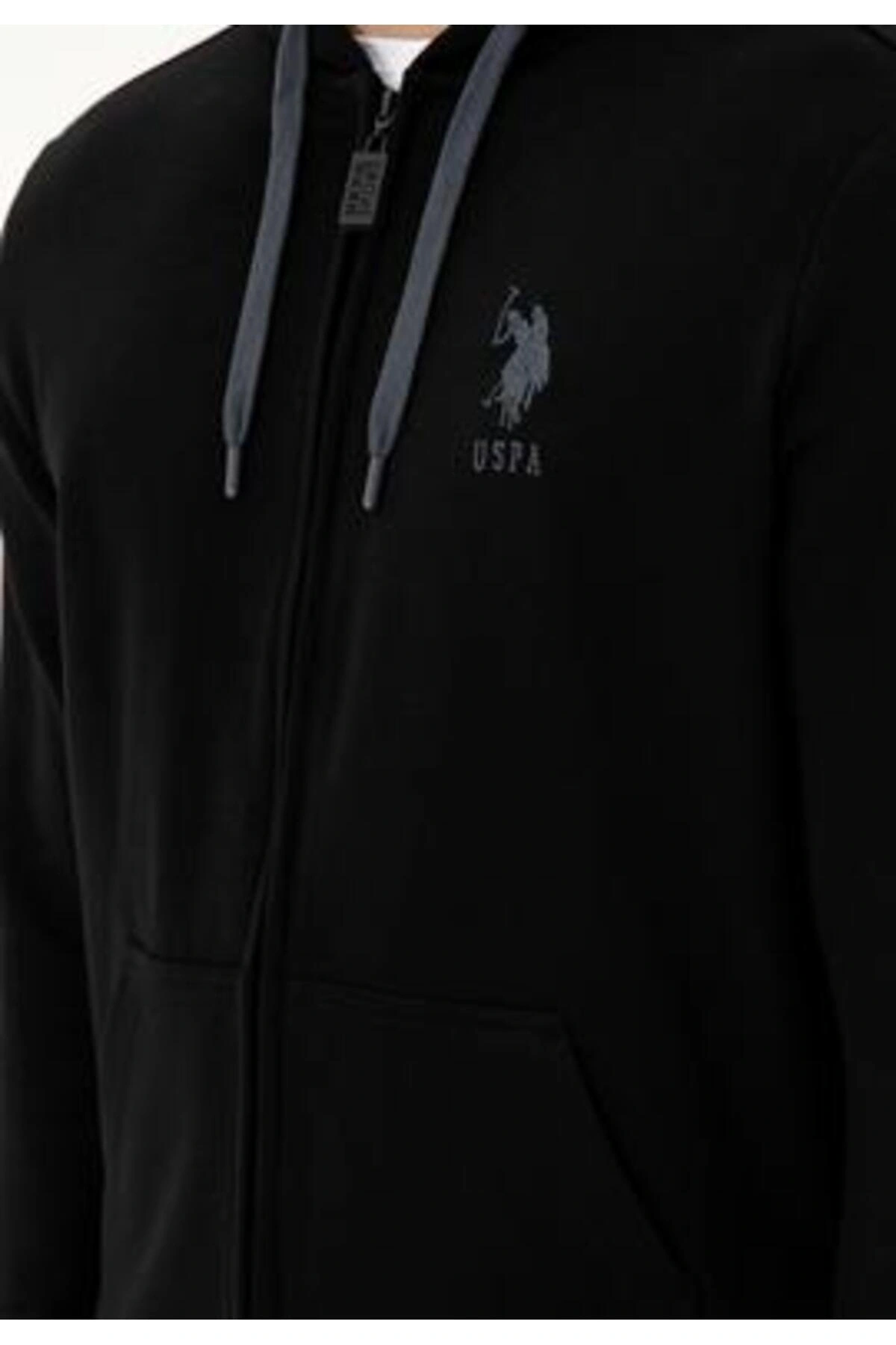 U.S. Polo Assn. Garmans Siyah Erkek Sweatshirt