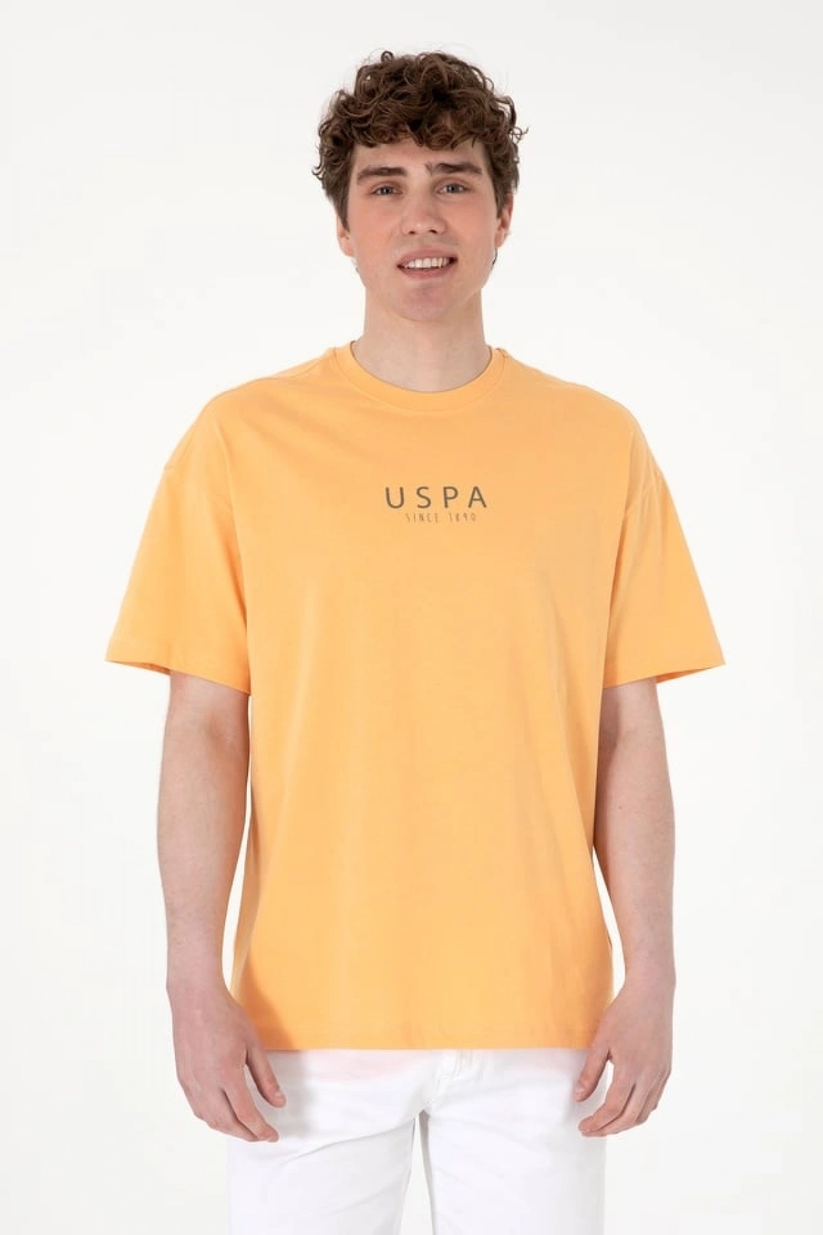 U.S. Polo Assn. U.S. Polo Assn. Terran Turuncu Erkek T-Shirt