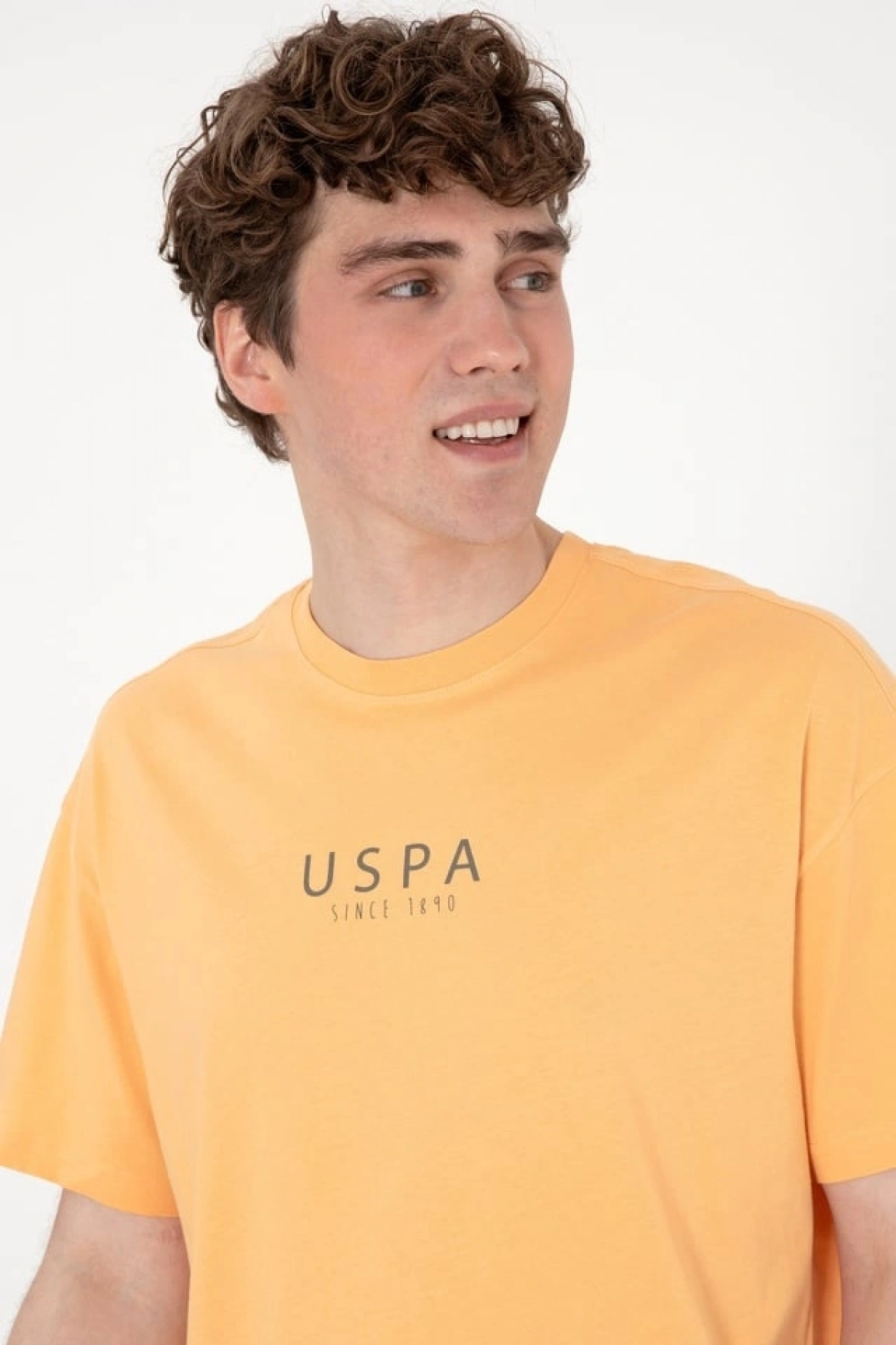 U.S. Polo Assn. U.S. Polo Assn. Terran Turuncu Erkek T-Shirt