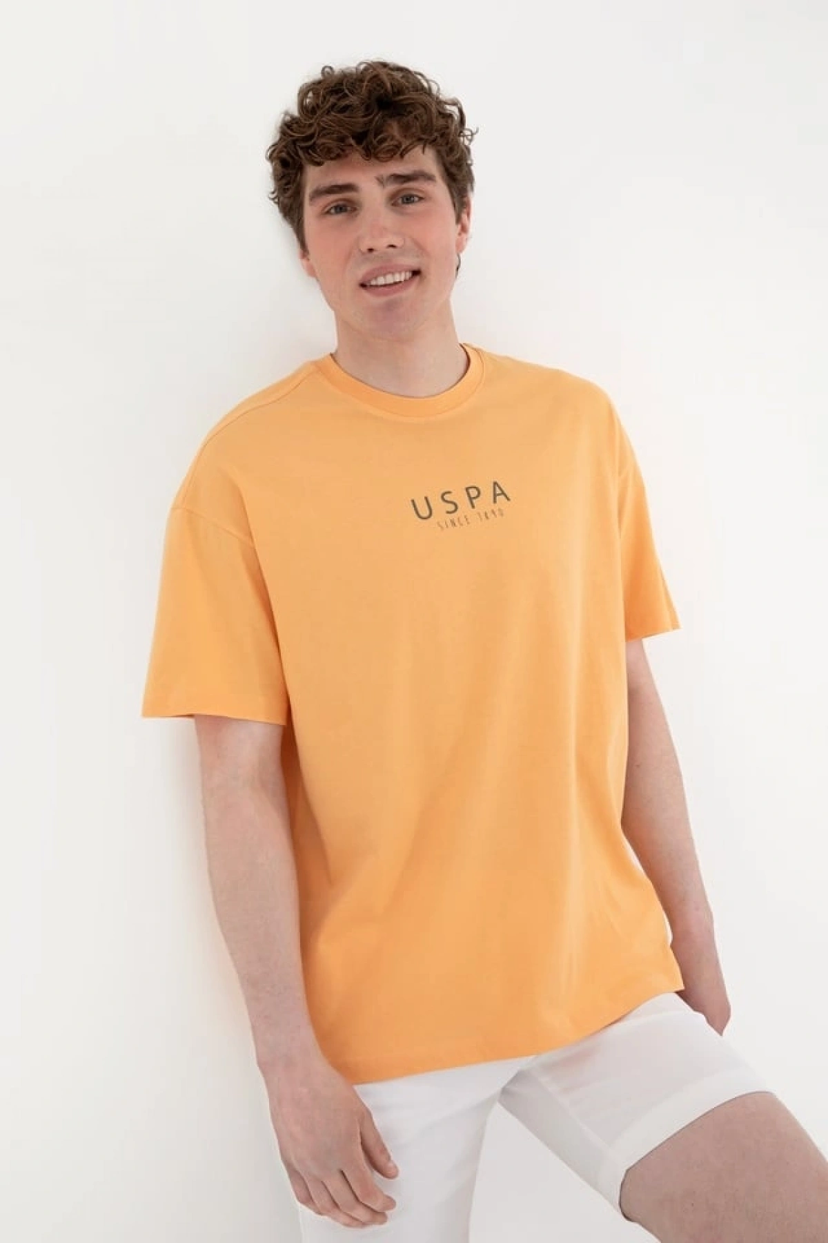 U.S. Polo Assn. U.S. Polo Assn. Terran Turuncu Erkek T-Shirt