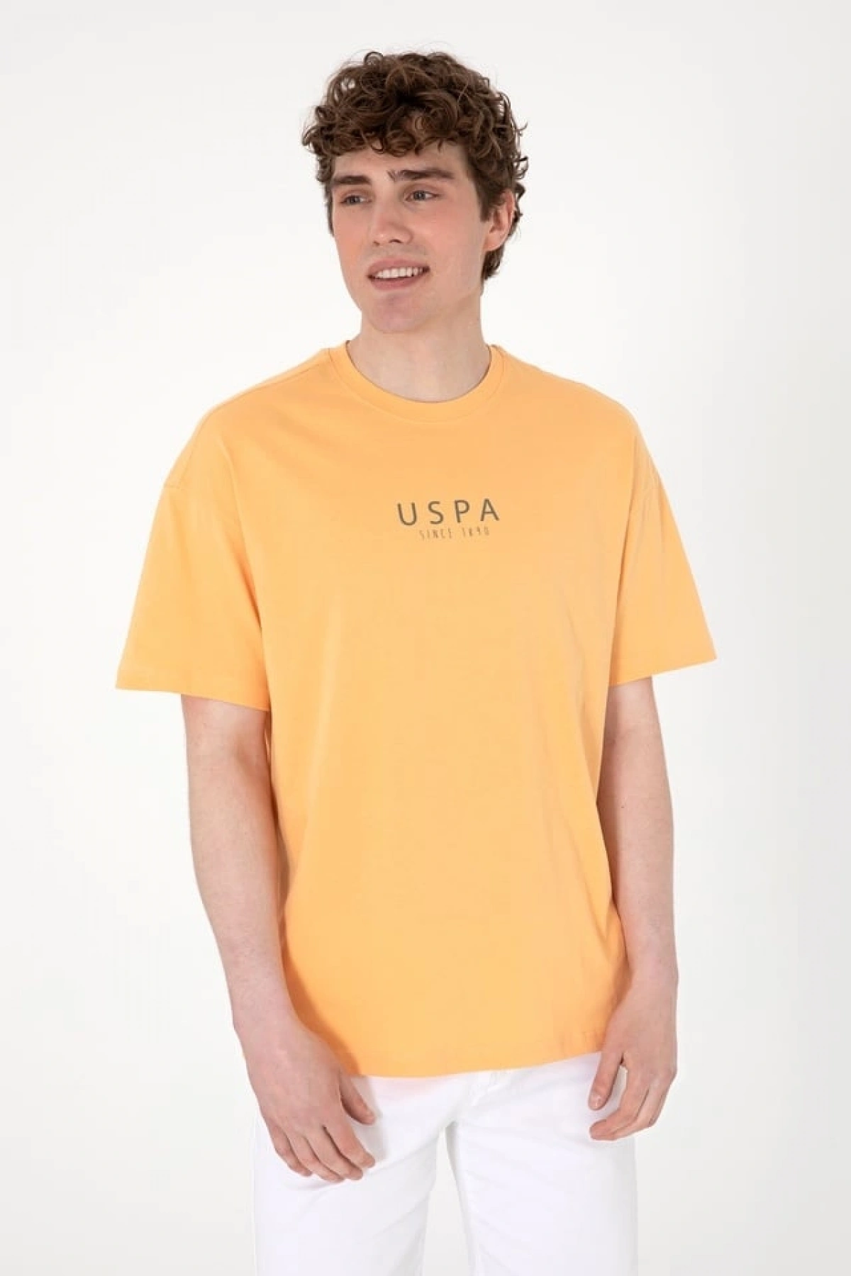 U.S. Polo Assn. U.S. Polo Assn. Terran Turuncu Erkek T-Shirt