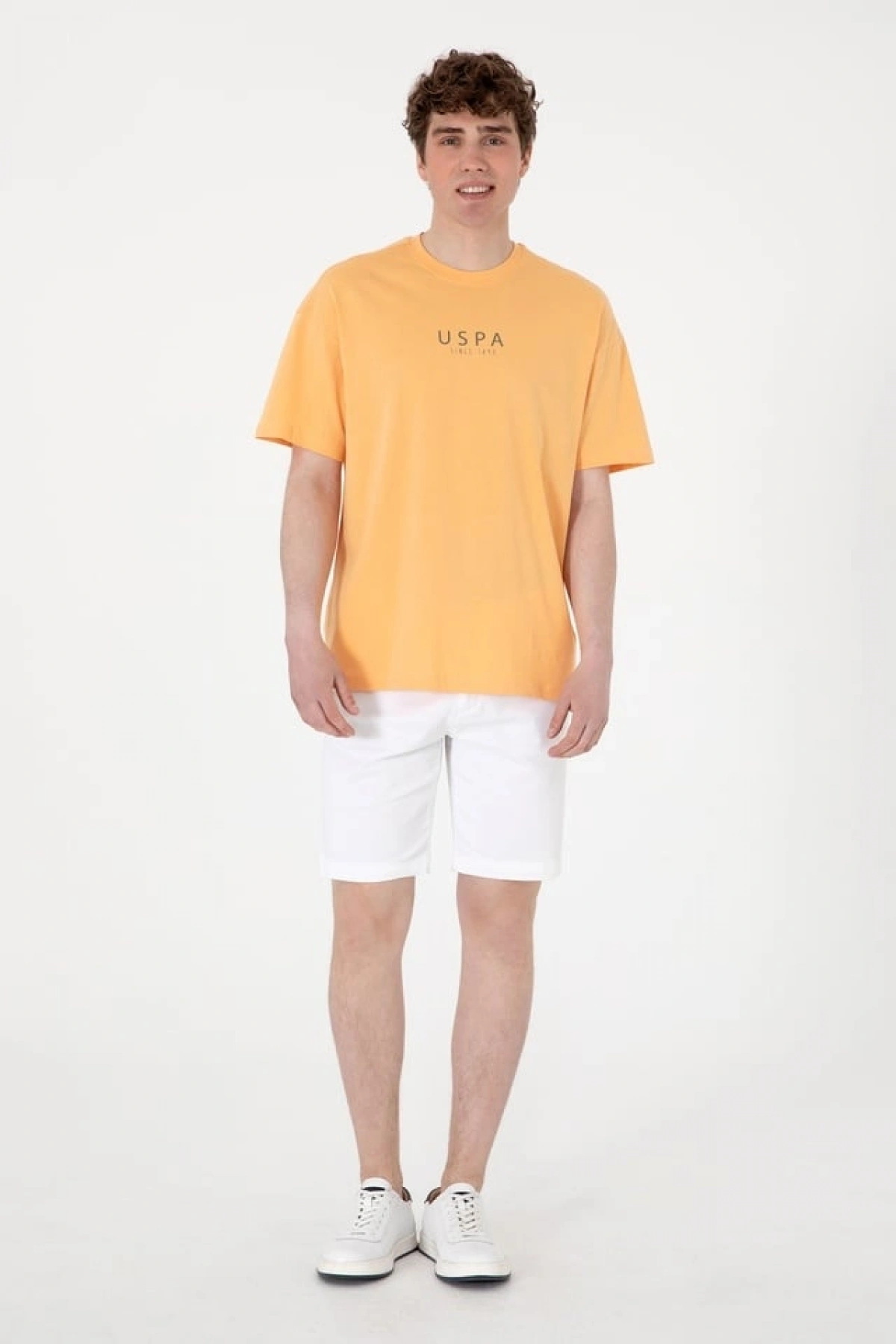 U.S. Polo Assn. U.S. Polo Assn. Terran Turuncu Erkek T-Shirt