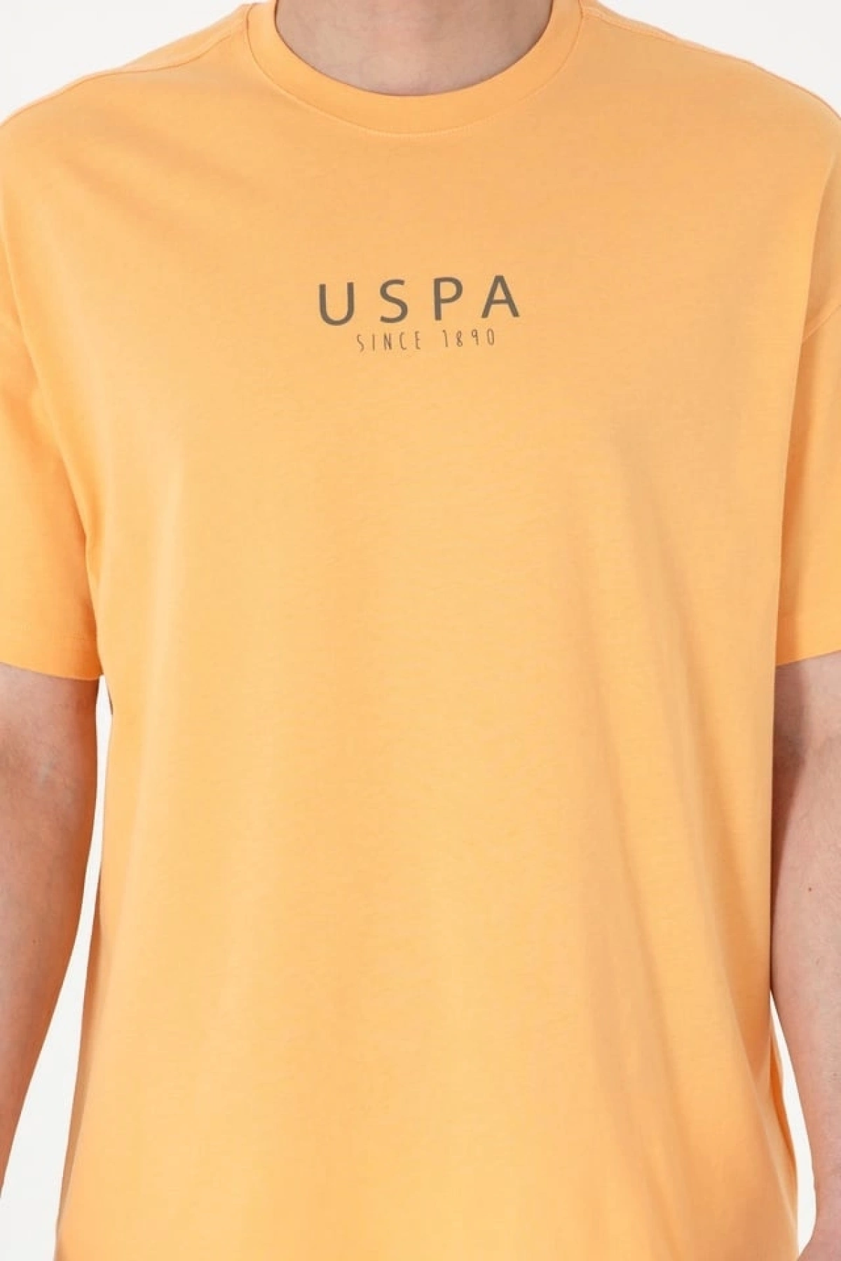 U.S. Polo Assn. U.S. Polo Assn. Terran Turuncu Erkek T-Shirt