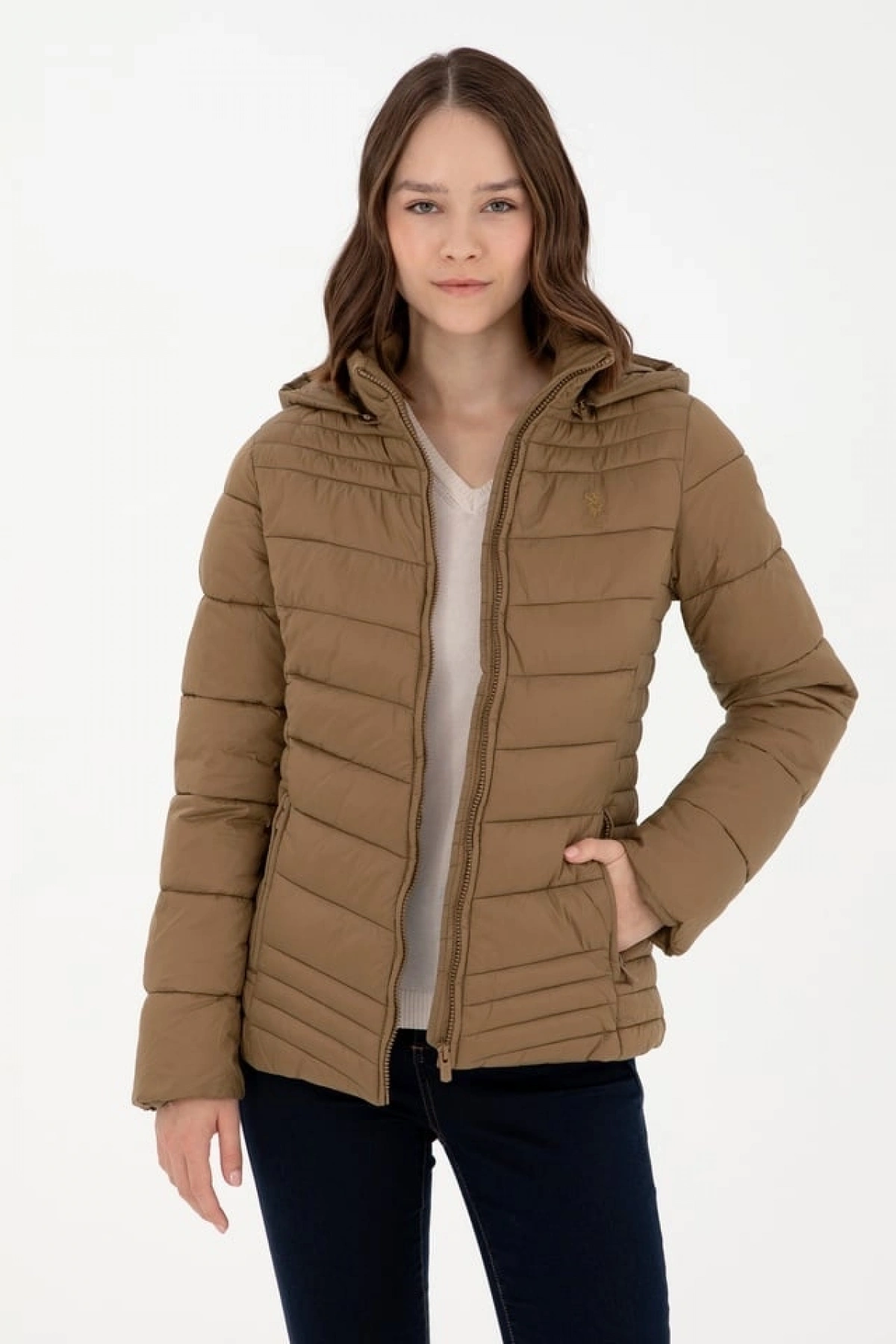 U.S. Polo Assn. Kadın Mont
