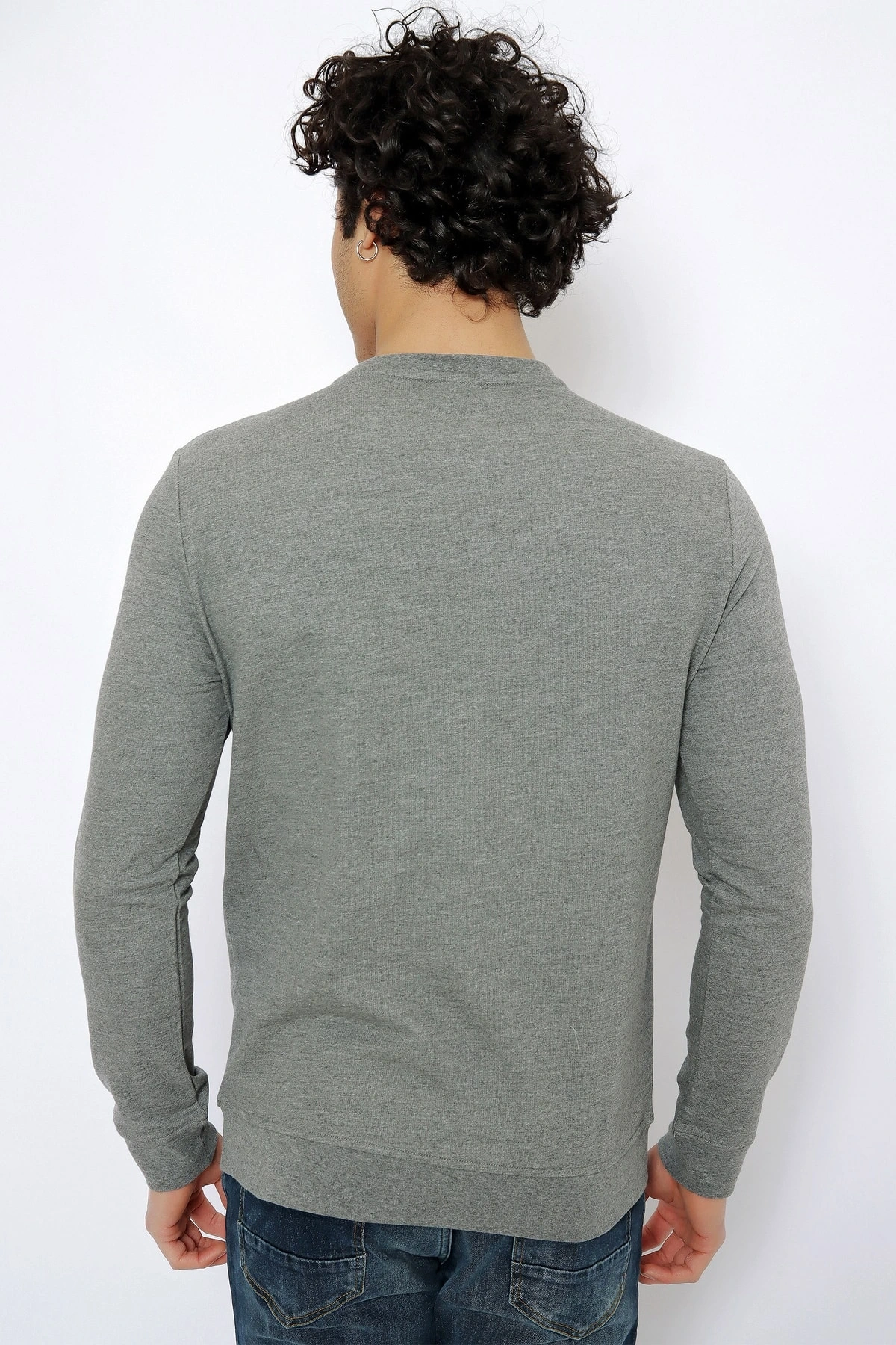 U.s. Polo Aasn. Erkek Dokuma Sweat T-shirt